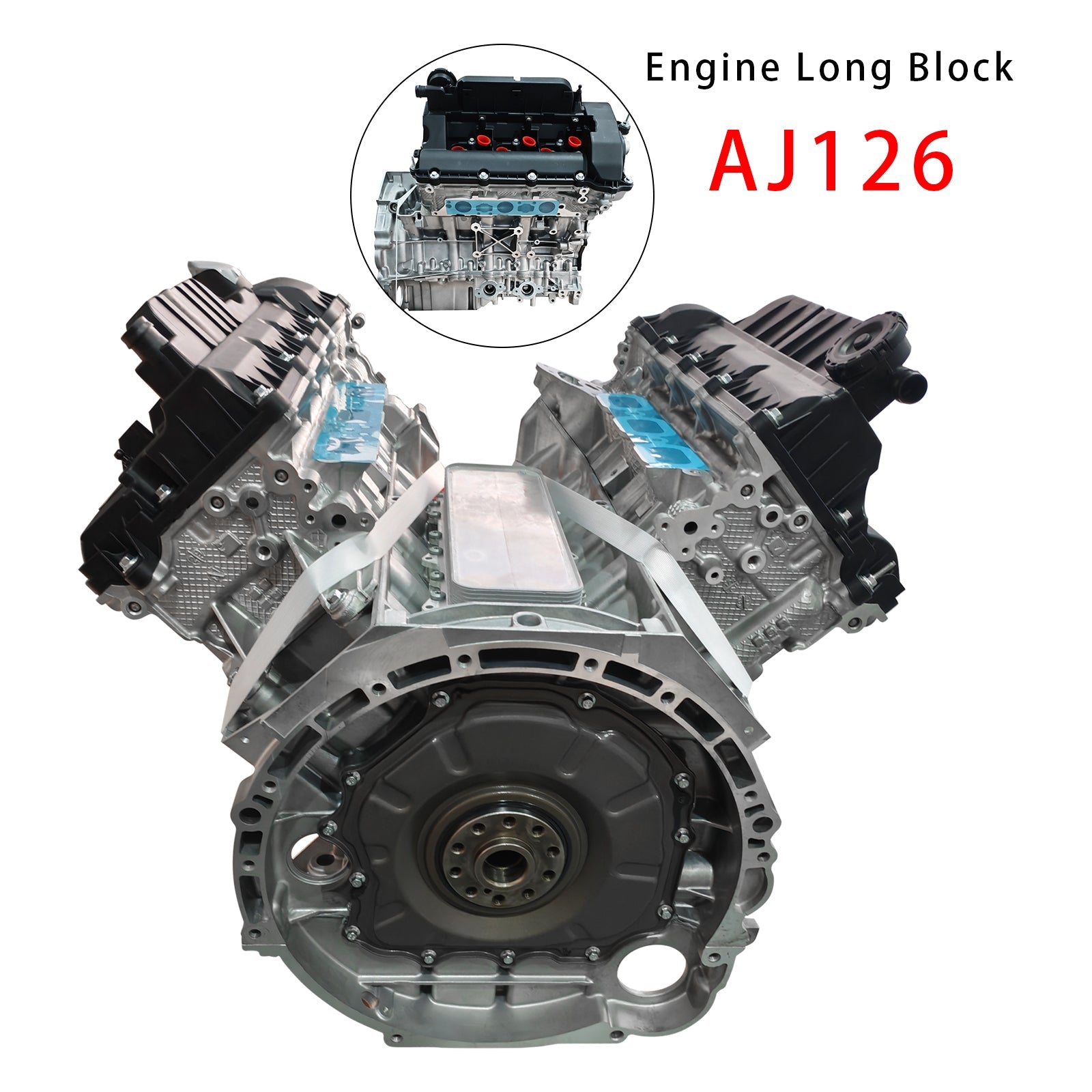 2013-2016 Jaugar X250 X260 3.0L Long Engine Block Assy AJ126 306PS
