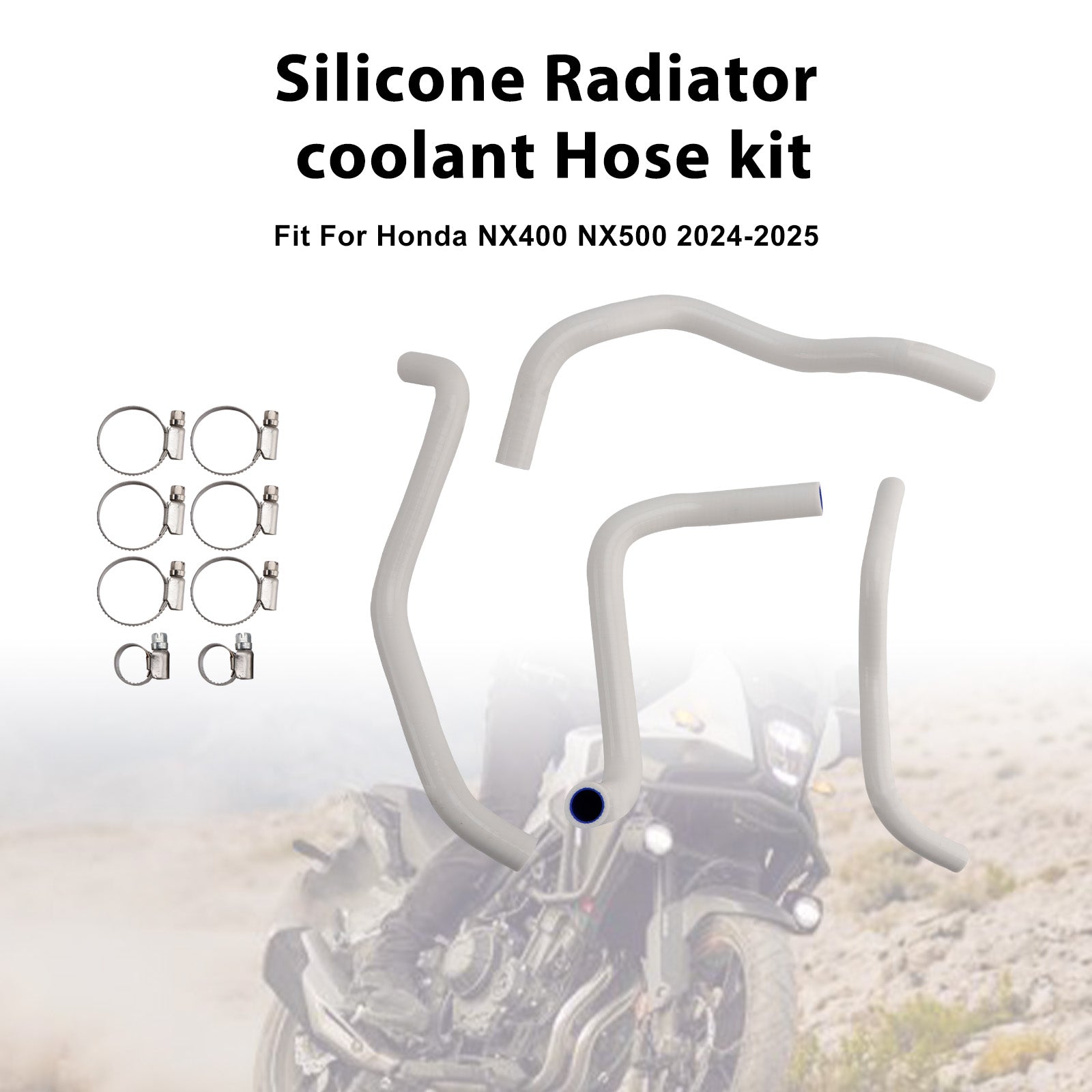 Silicone Radiator coolant Hose For Honda NX400 NX500 CB500 CB500F/X/R