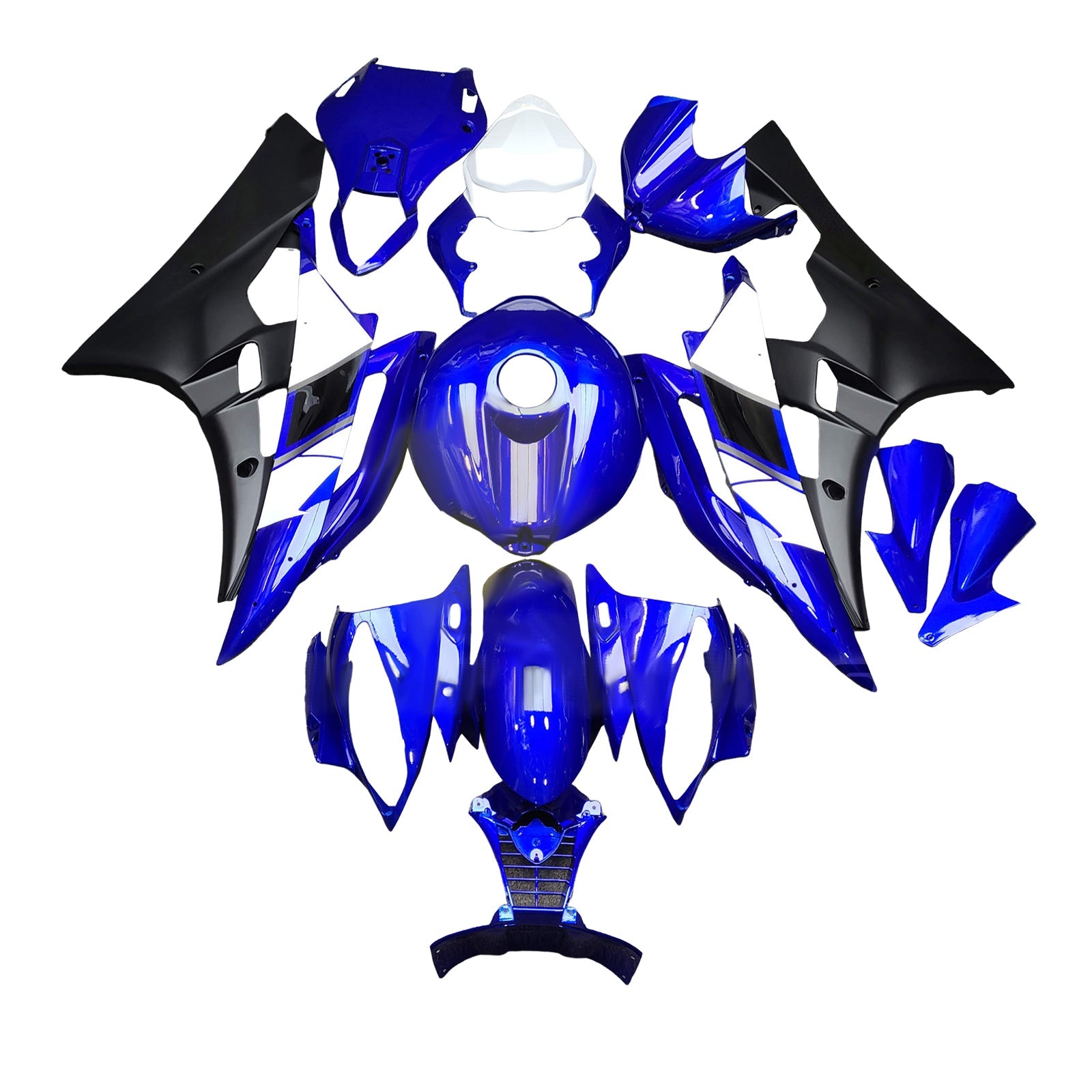 Injection Fairing Kit Bodywork Plastic ABS For Yamaha YZFR6 YZF-R6 2006-2007