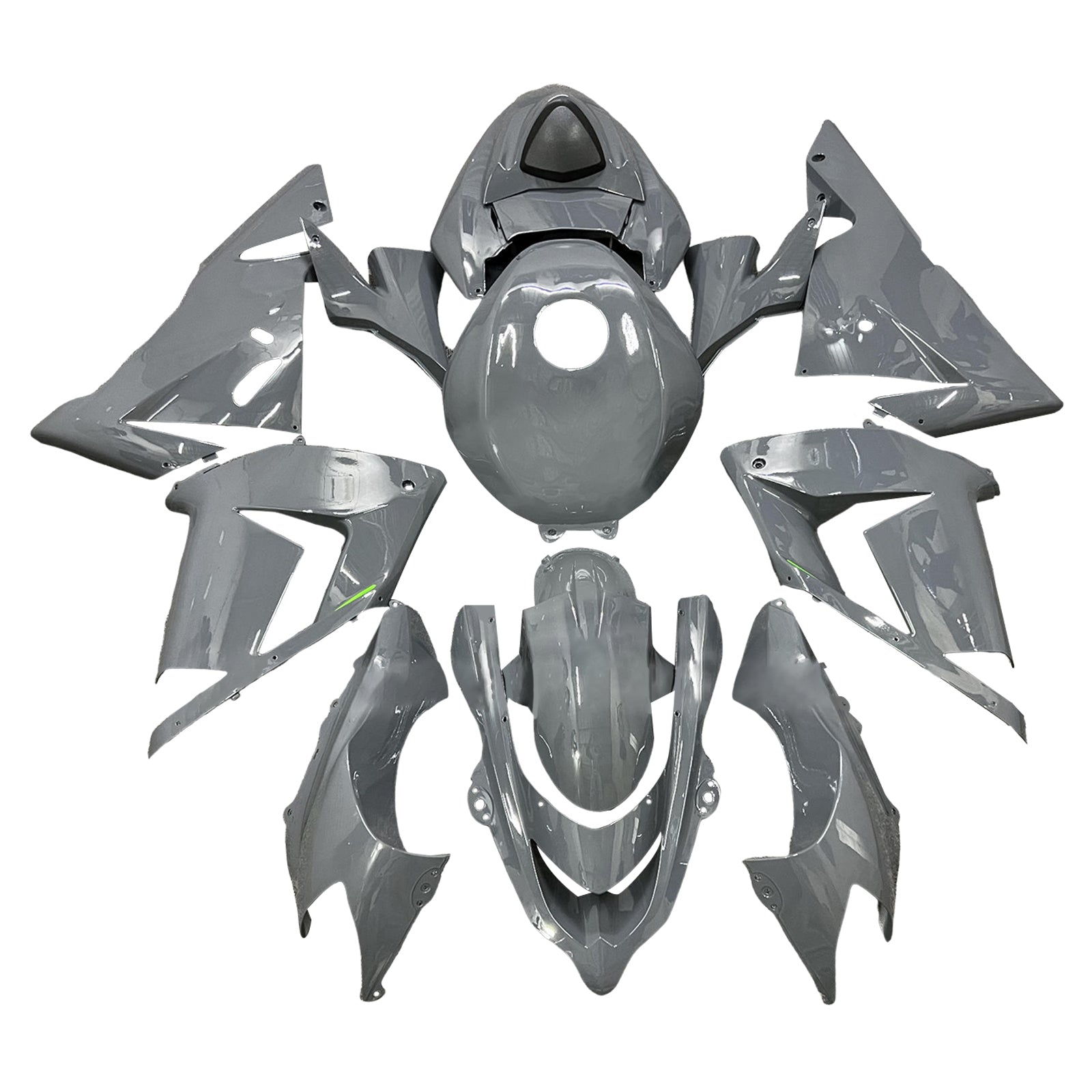 Injection Fairing Kit Bodywork Plastic ABS fit For Kawasaki ZX10R 2004-2005