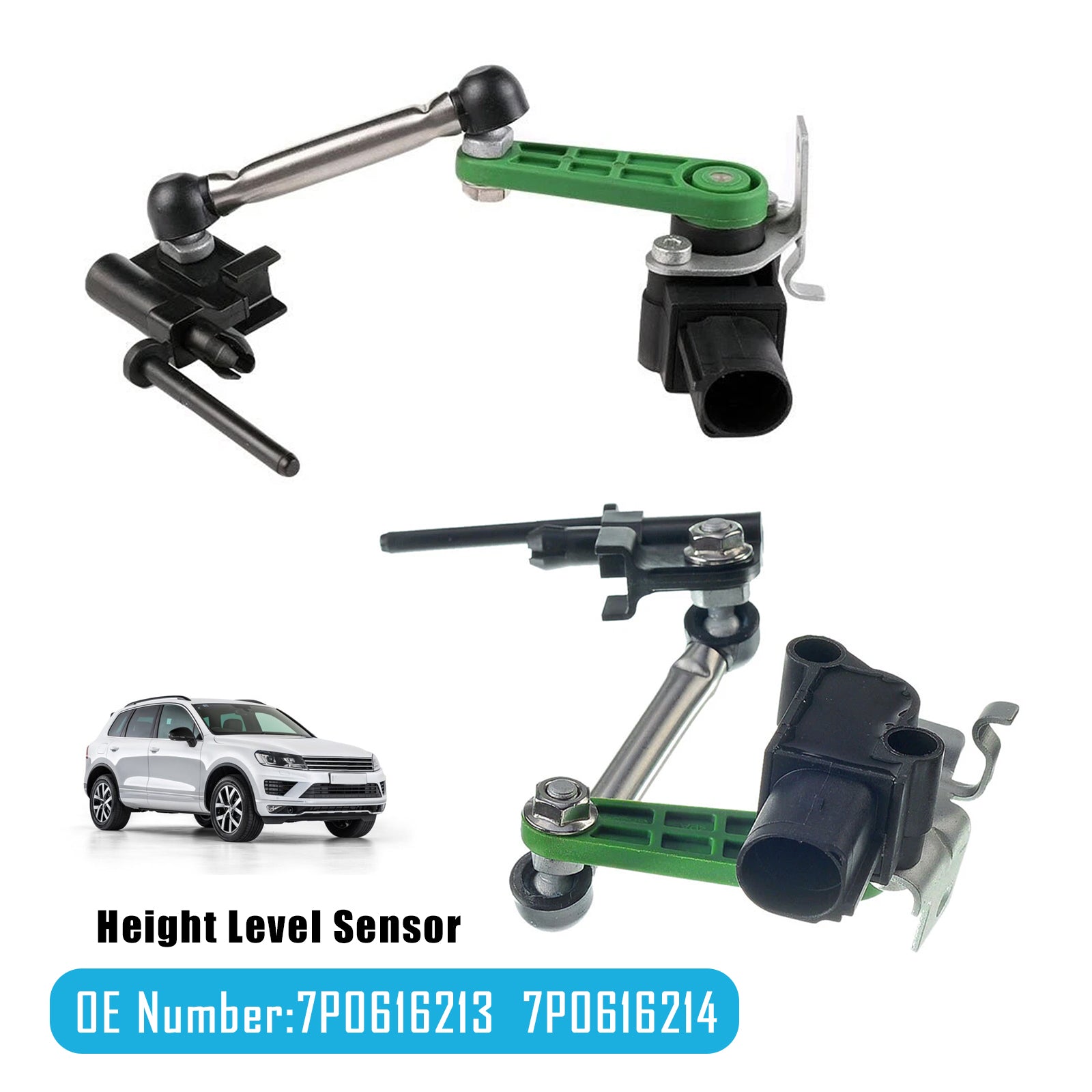 Front Left+Right Height Level Sensor 7P0616213 For VW Touareg 7P5 7P6 2010-2018