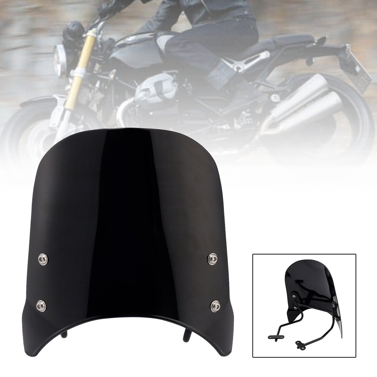 Windshield WindScreen fit for BMW R nineT Scrambler 2014-2024 Pure 2017-2024