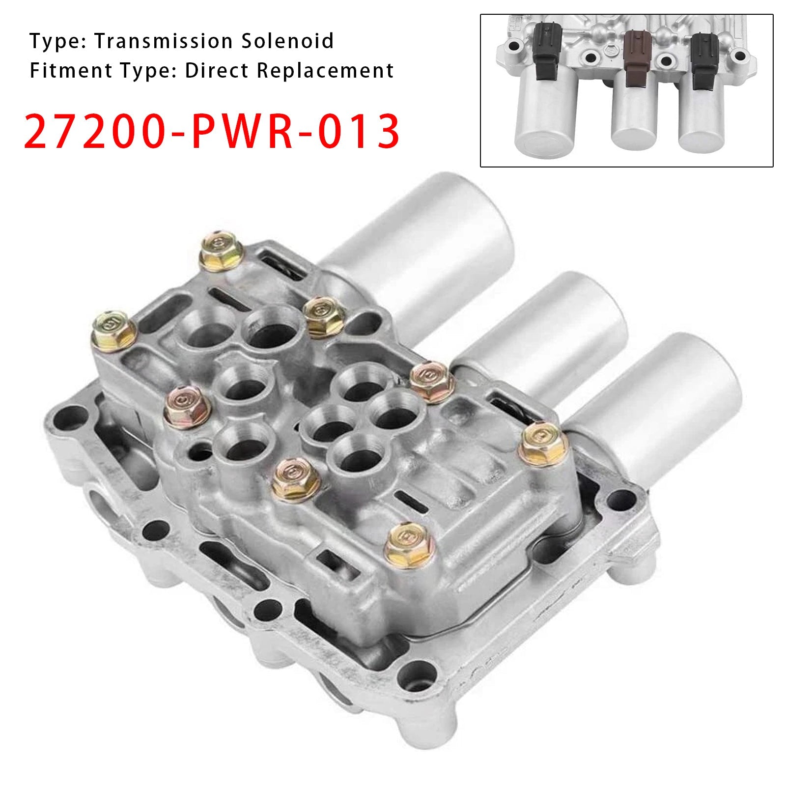 2003-2008 Honda JAZZ Transmission Solenoid Kit Control Valve 27200-PWR-013