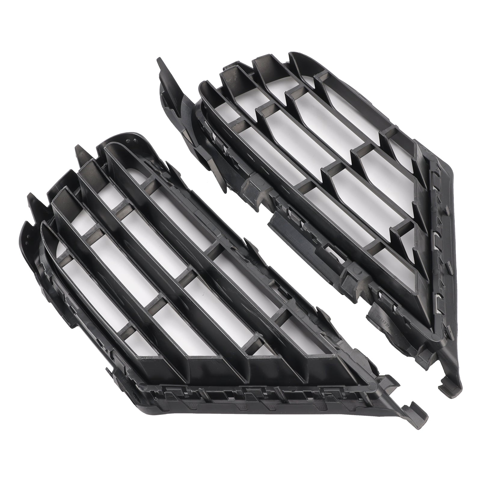 2015-2017 Volkswagen VW Touareg 7P 2PCS Front Lower Fog Light Cover Grille Grill