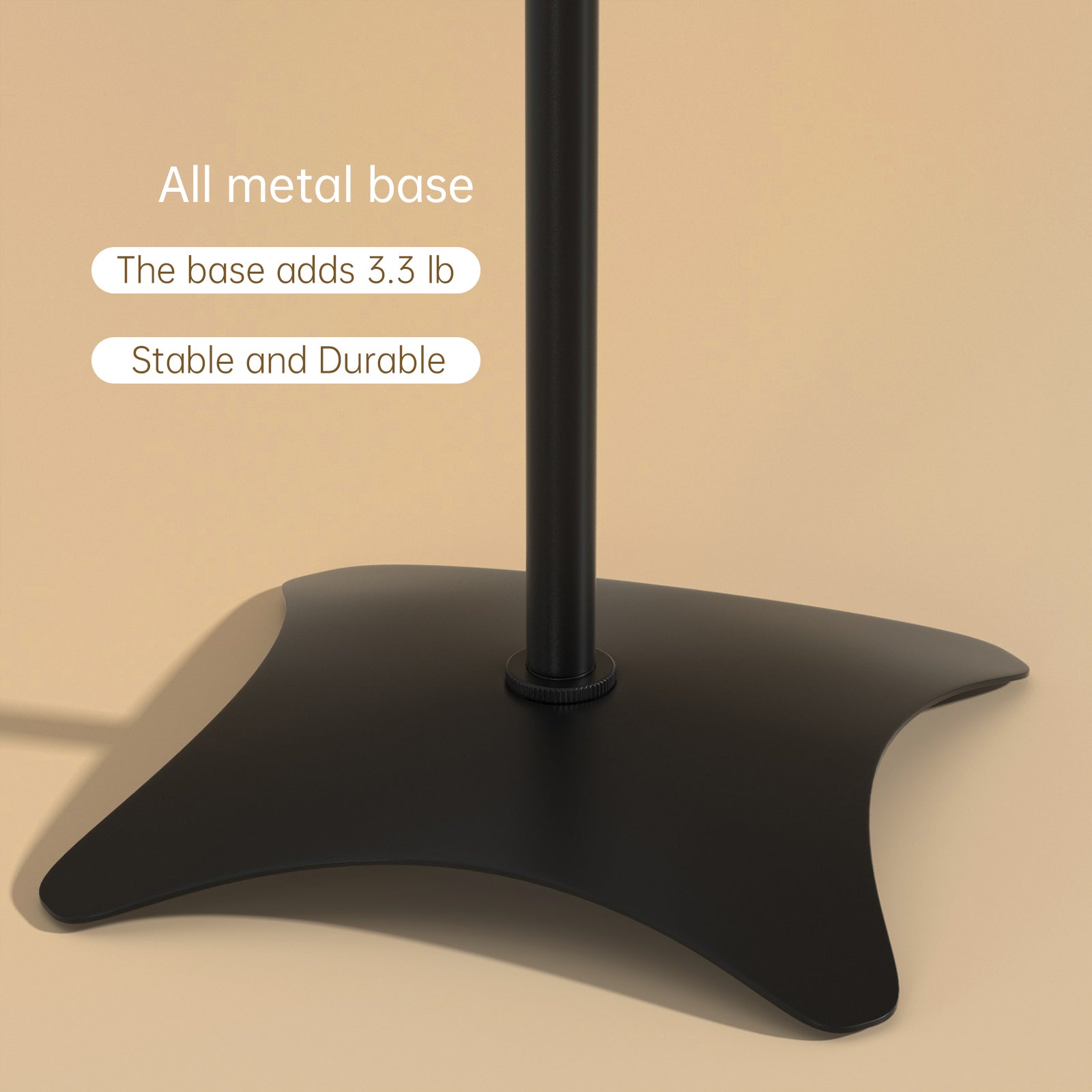 Universal Surround Sound Adjustable Height Speaker Stands Set Of 4 Speaker