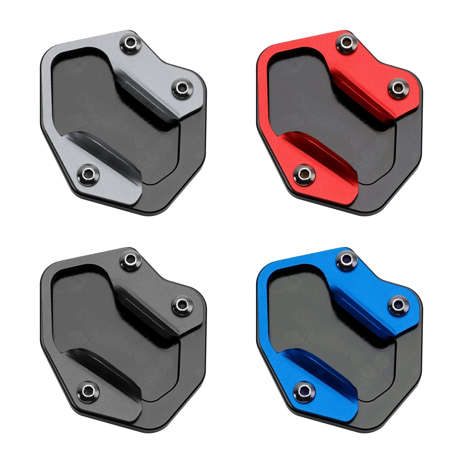 Tiger 800/xc/xca/xr/xrt 2010-2020 XCX 18-20에 맞는 킥 스탠드 확대 플레이트 패드