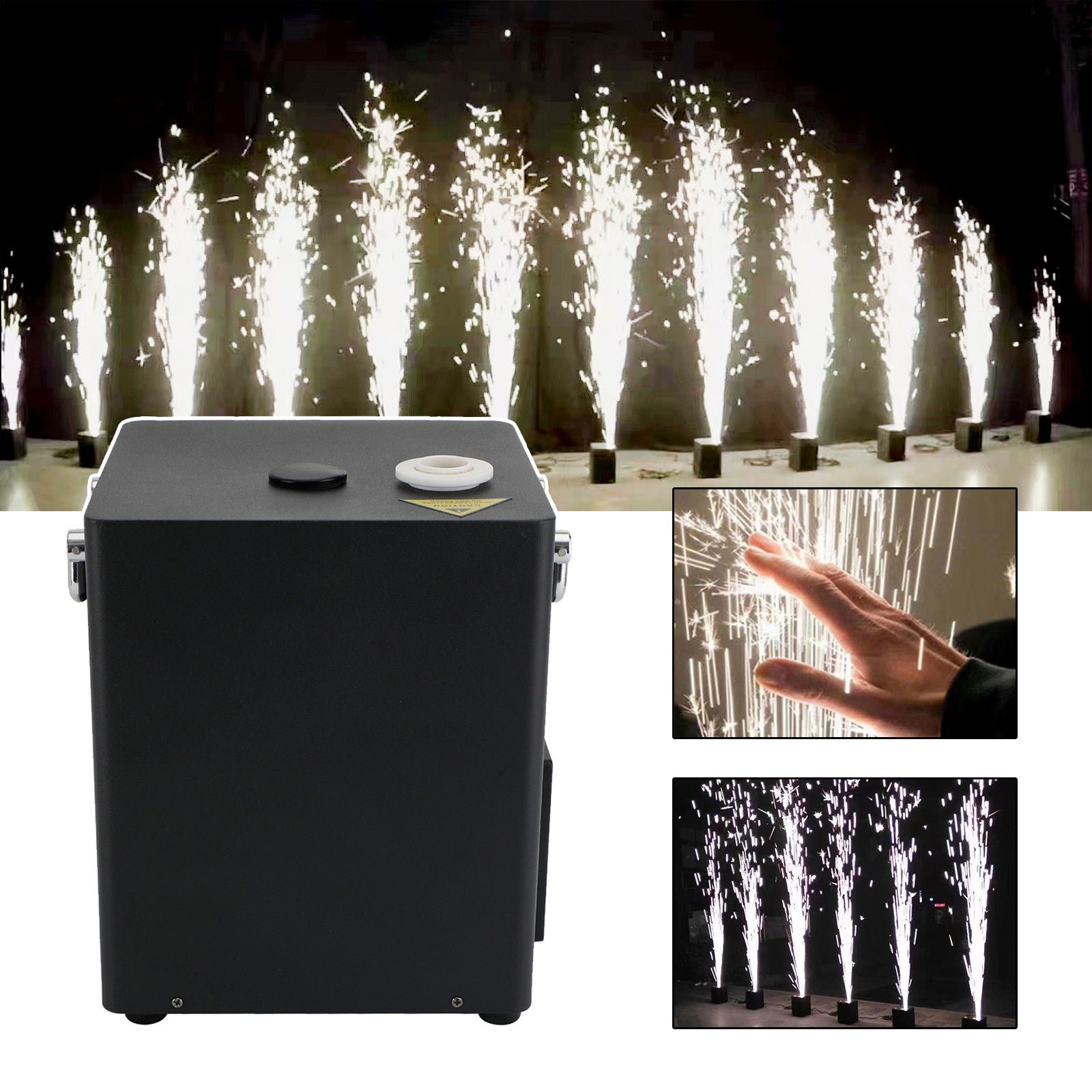 700W Large Cold Spark Firework Machine DMX Stage DJ Event Party With Remote