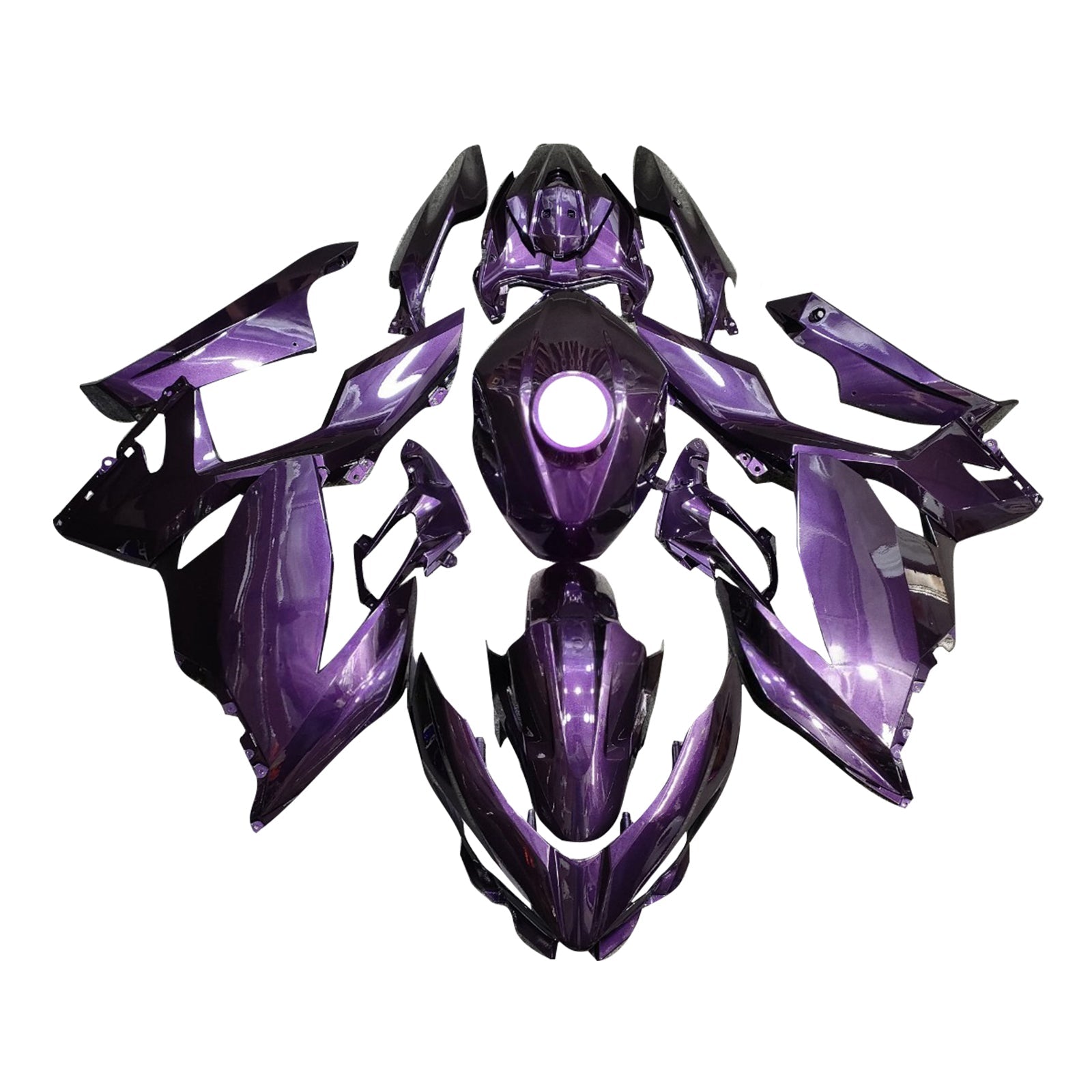Injection Fairing Kit Bodywork Plastic ABS fit For Kawasaki EX400 Ninja400 2018-2024