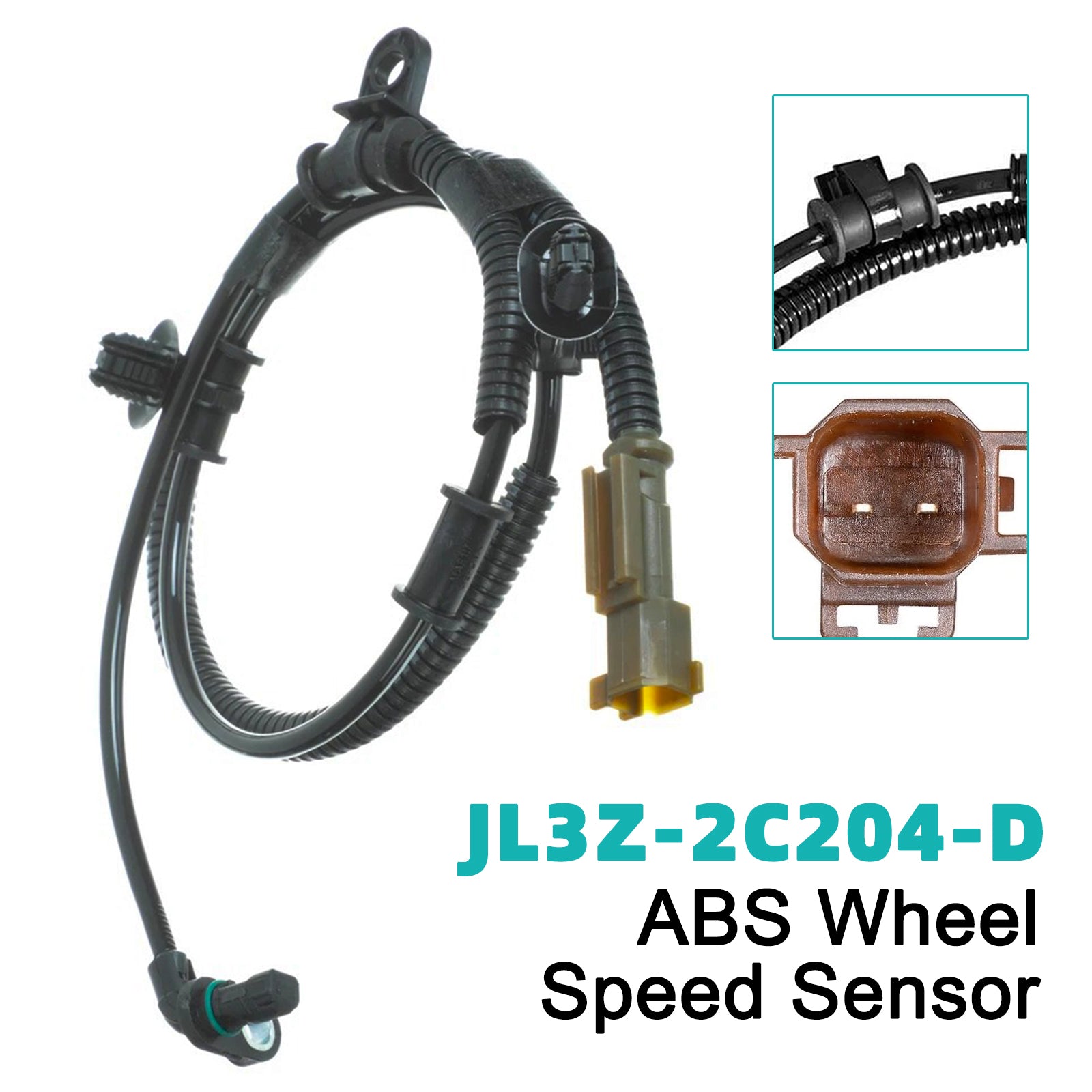 Front Left or Right ABS Wheel Speed Sensor JL3Z-2C204-D for Ford Expedition