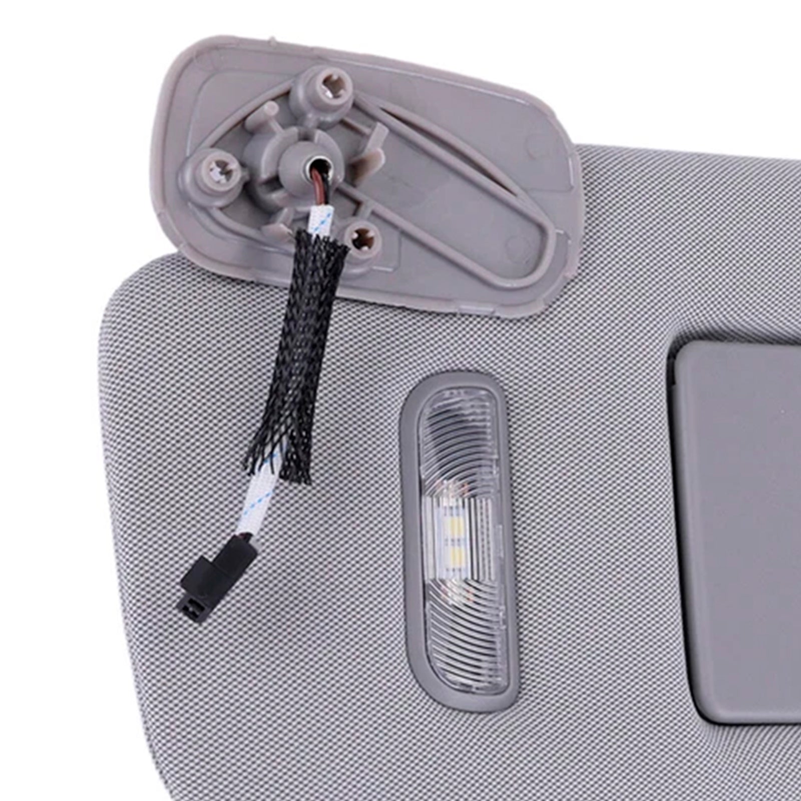 Gray Left Side Sun Visor 85220-F0100TTX For Hyundai Elantra 16-19