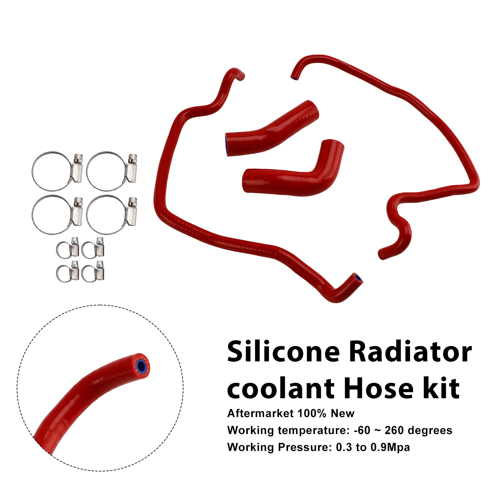 2019-2024 Rocket 3 Silicone Radiator coolant Hose kit