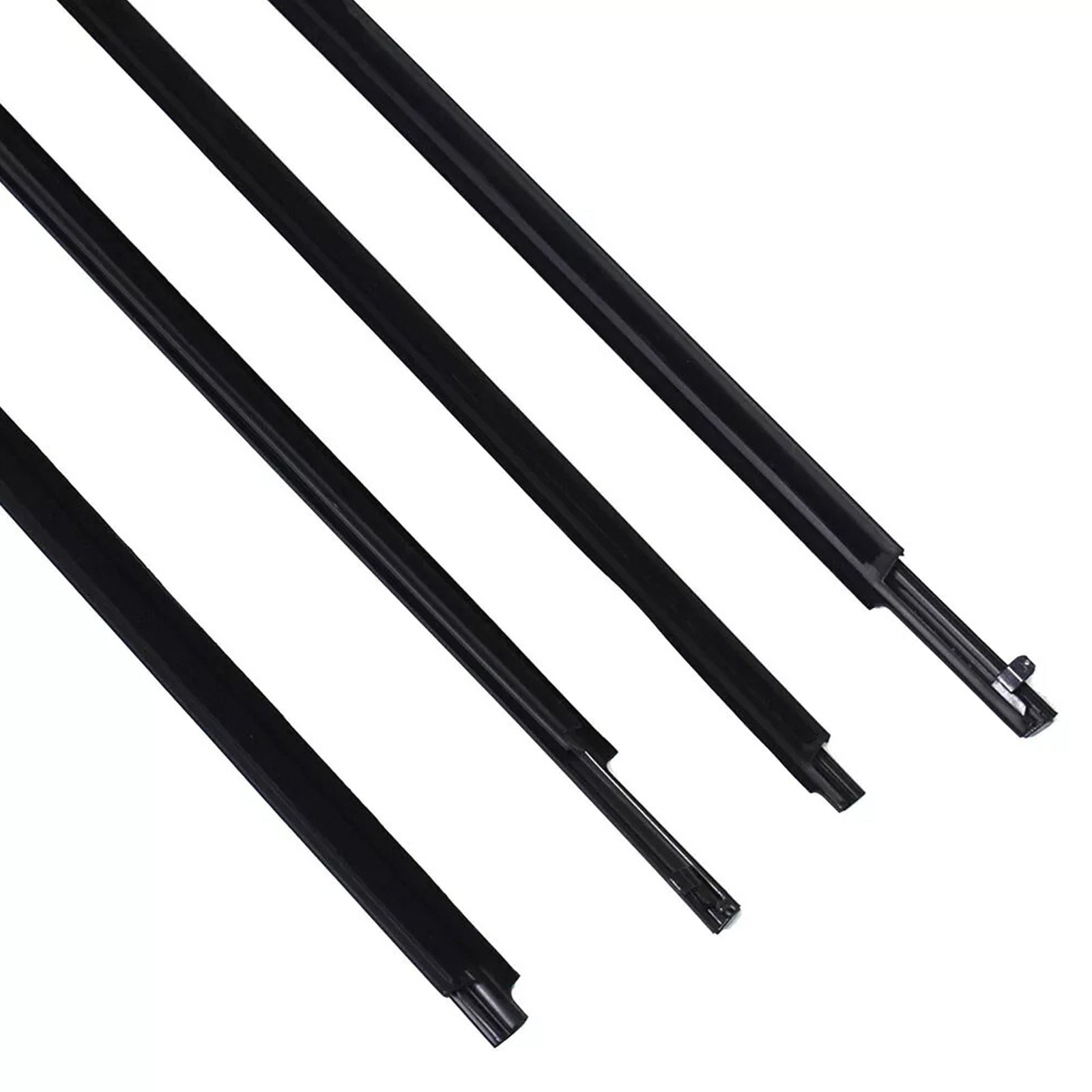 2008-2010 Toyota Highlander 4Pcs Weatherstrip Window Moulding Trim Seal Belt