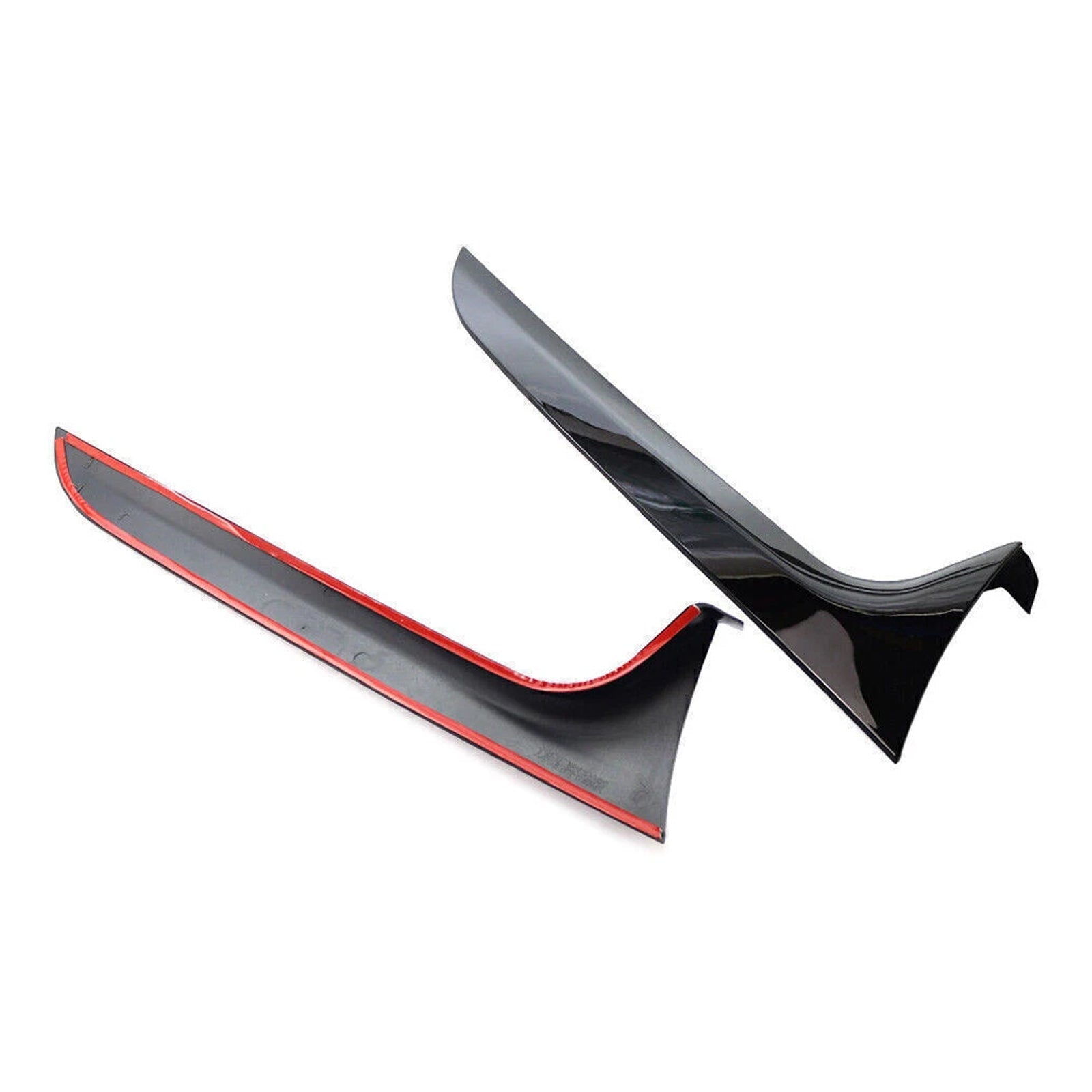 2012-2018 Audi A6 C7 Allroad Avant Gloss Black Pair Rear Window Side Wing Spoiler