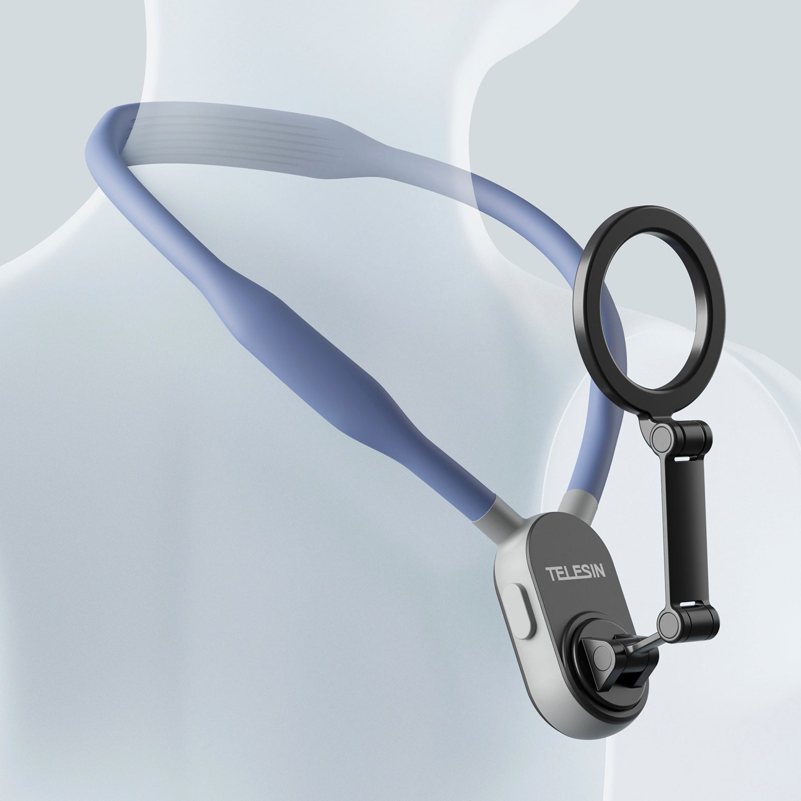 Magnetic Neck Halter Bracket Quick Release Shock Absorption For Mobile Phone