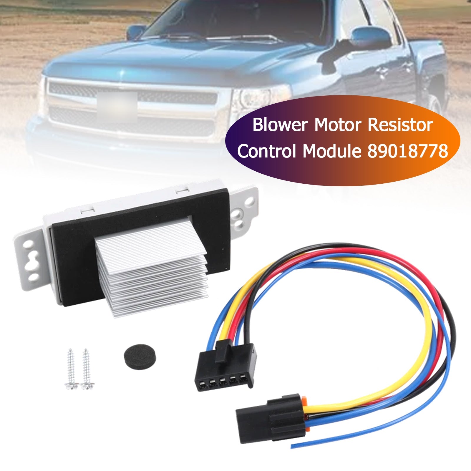 Blower Motor Resistor Control Module 89018778 For Chevy Silverado 1500 1999-2007