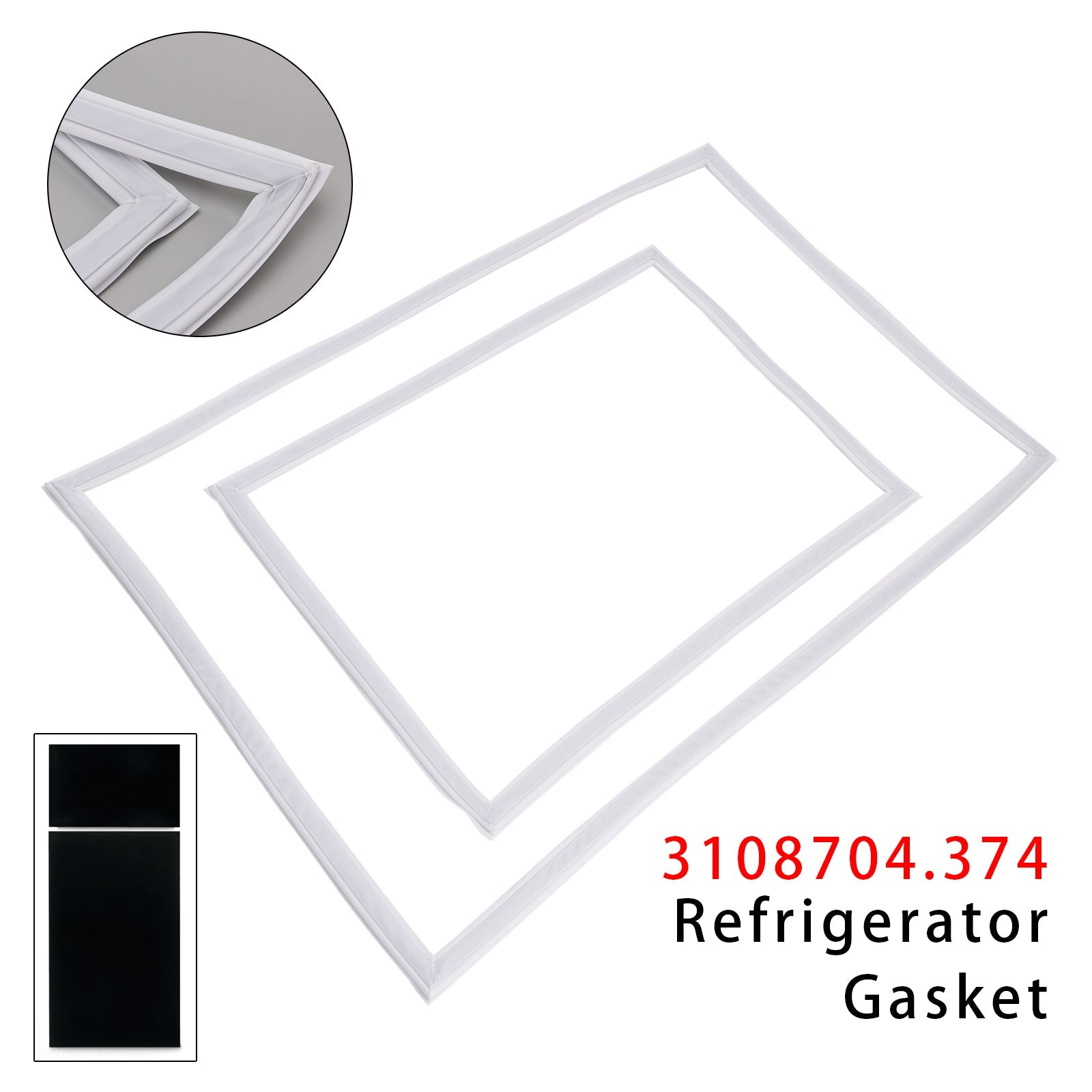 Refrigerator Gasket Kits 3108704.374 For Dometic RM2652 DM2652 AND RM2663