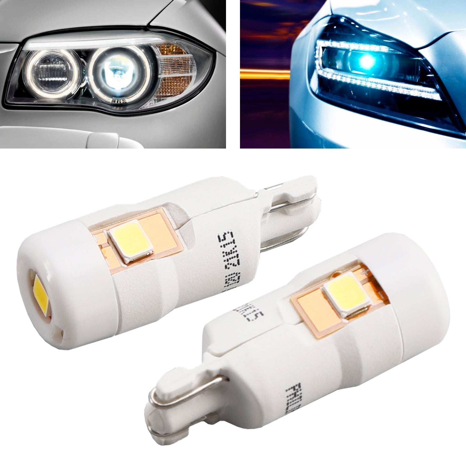 Car Light LED-T10 Ultinon Pro6000 W5W 11961WU60 4000K For PHILIPS