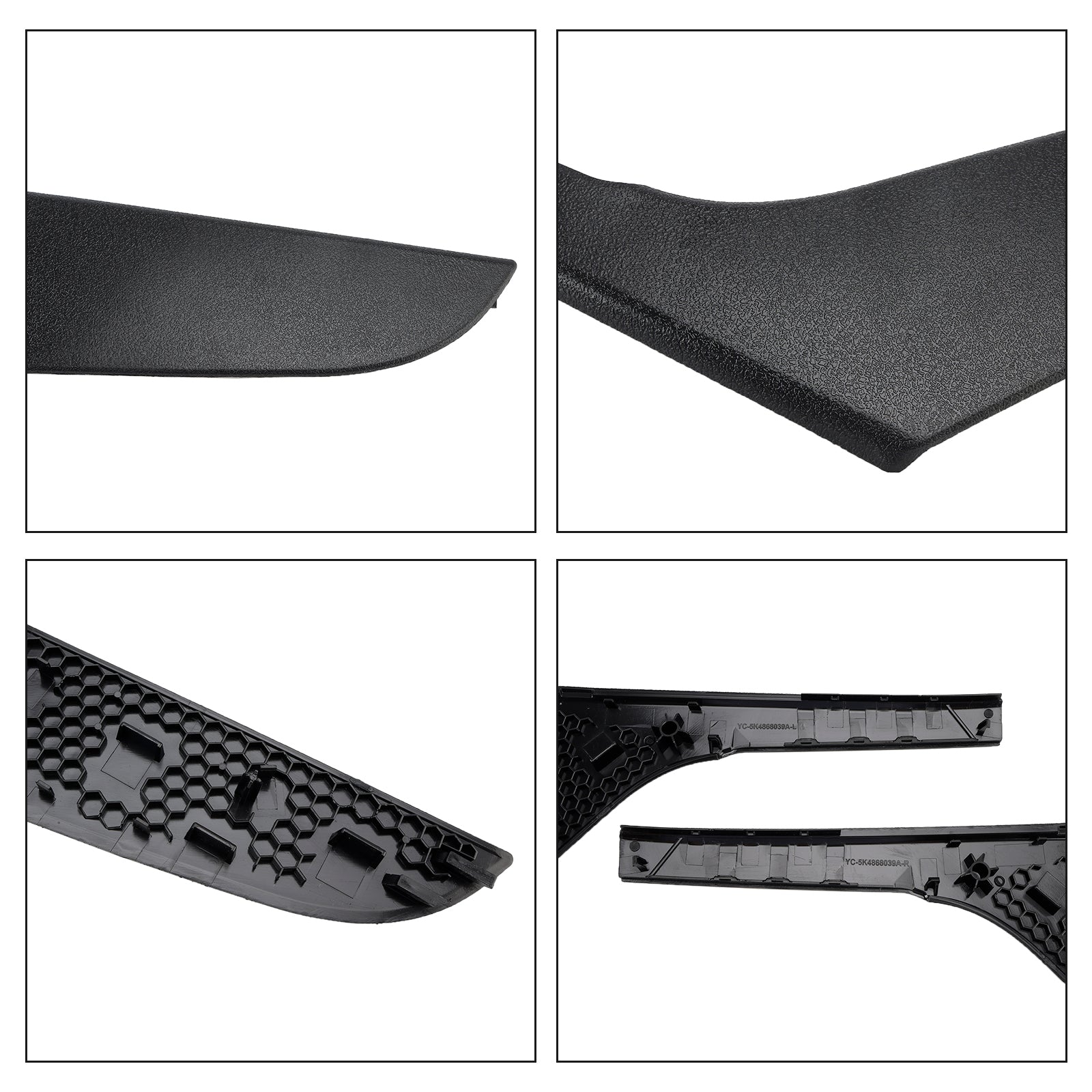 2009-2013 VW Golf 6 MK6 2pcs Left & Right Inner Door Handle Trim Cover