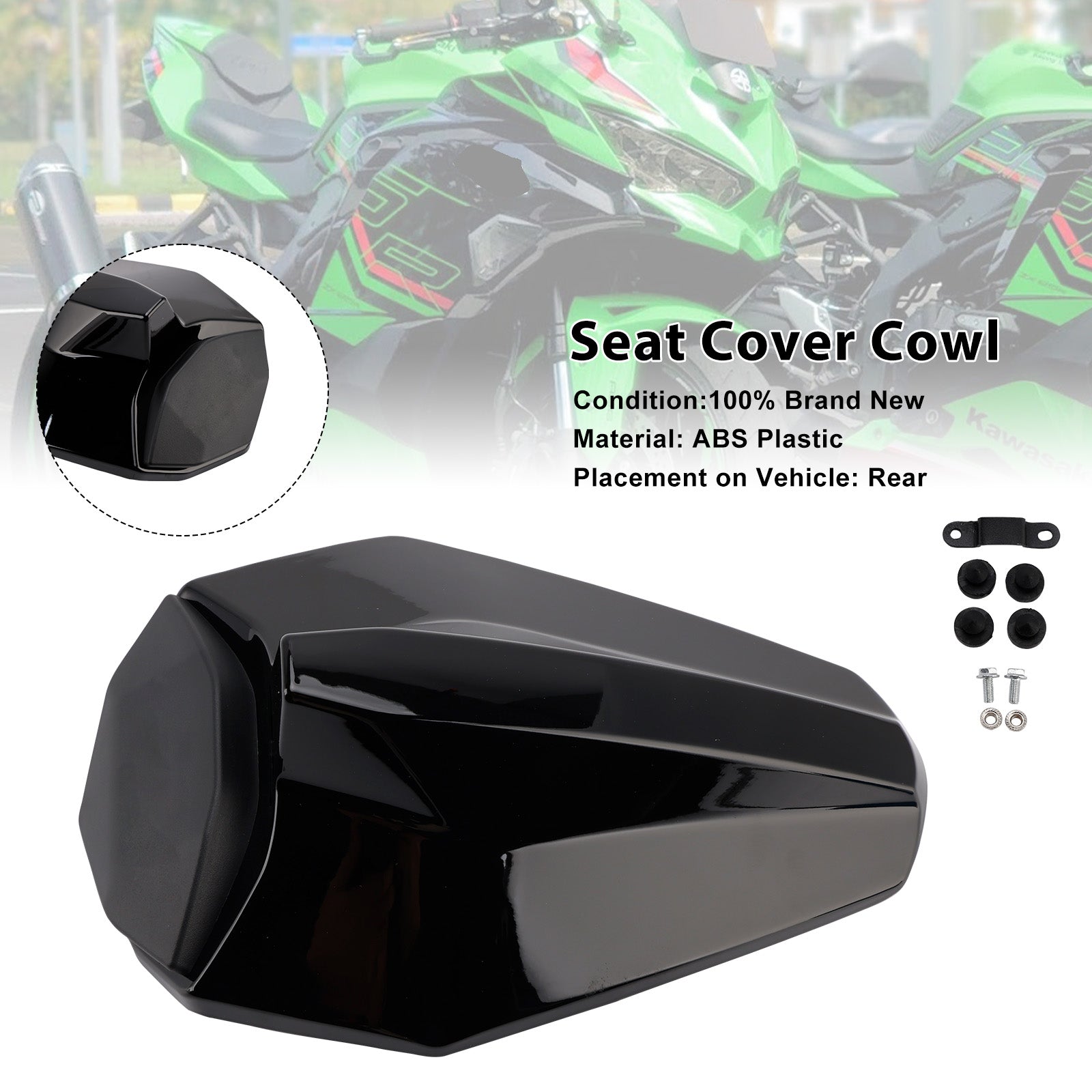 Racing Tail Rear Seat Fairing Cowl for Kawasaki ZX25R ZX4R ZX4RR 2020-2025
