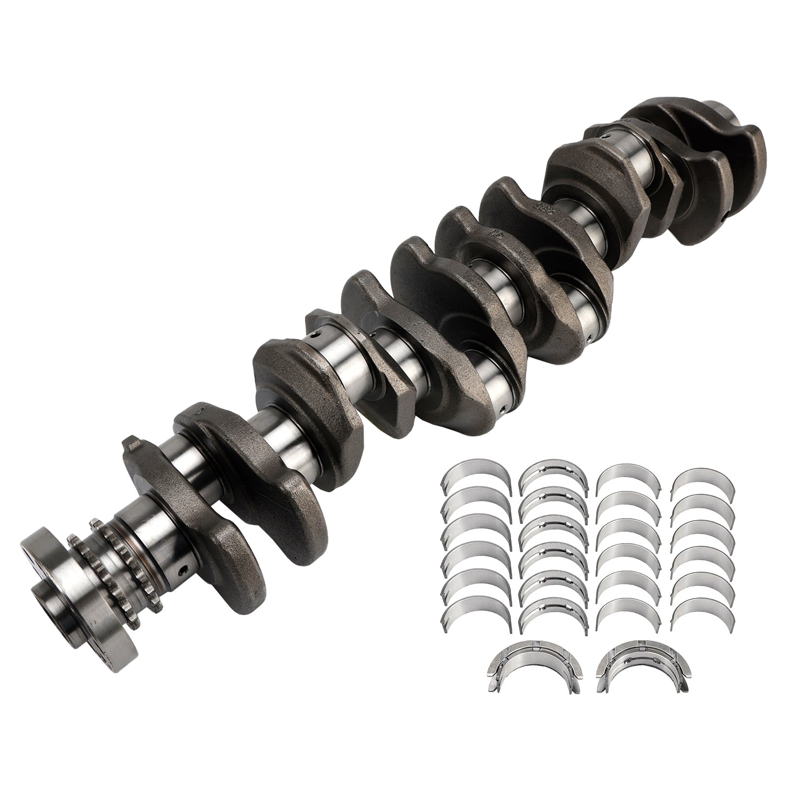 Crankshaft with Main & Conrod Bearings STD for BMW Series 3 4 5 X3 X5 X6 N57D30
