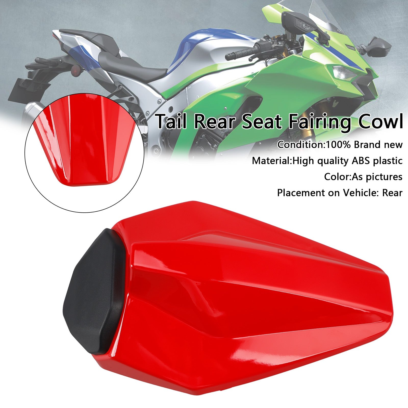 2016-2025 Kawasaki ZX10R ZX-10R Racing Tail Rear Seat Fairing Cowl