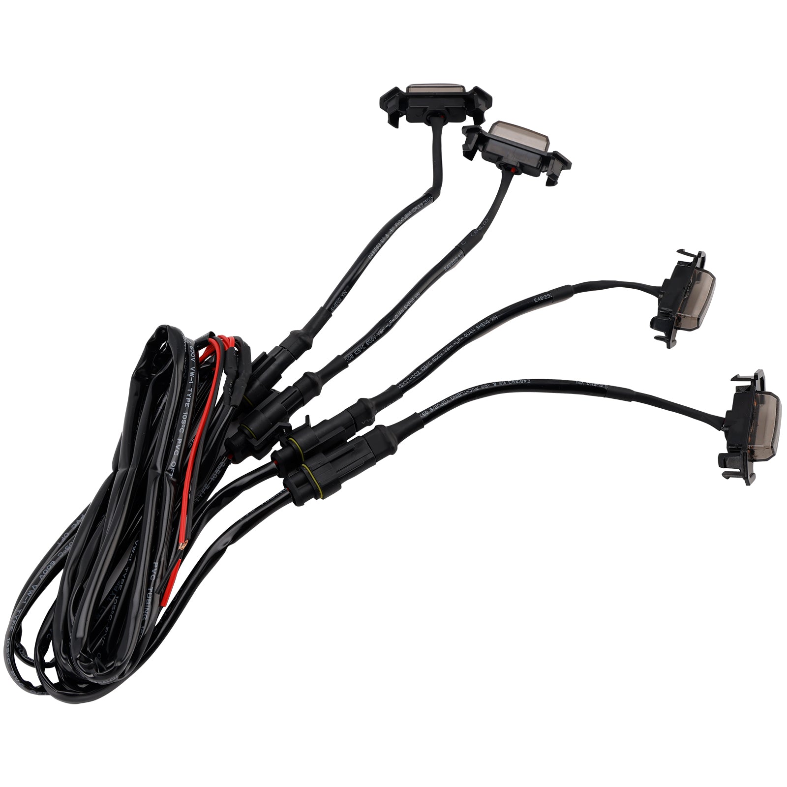 2016-2023 Toyota Tacoma Smoked Lens Amber Light Front Grille LED Light Kit