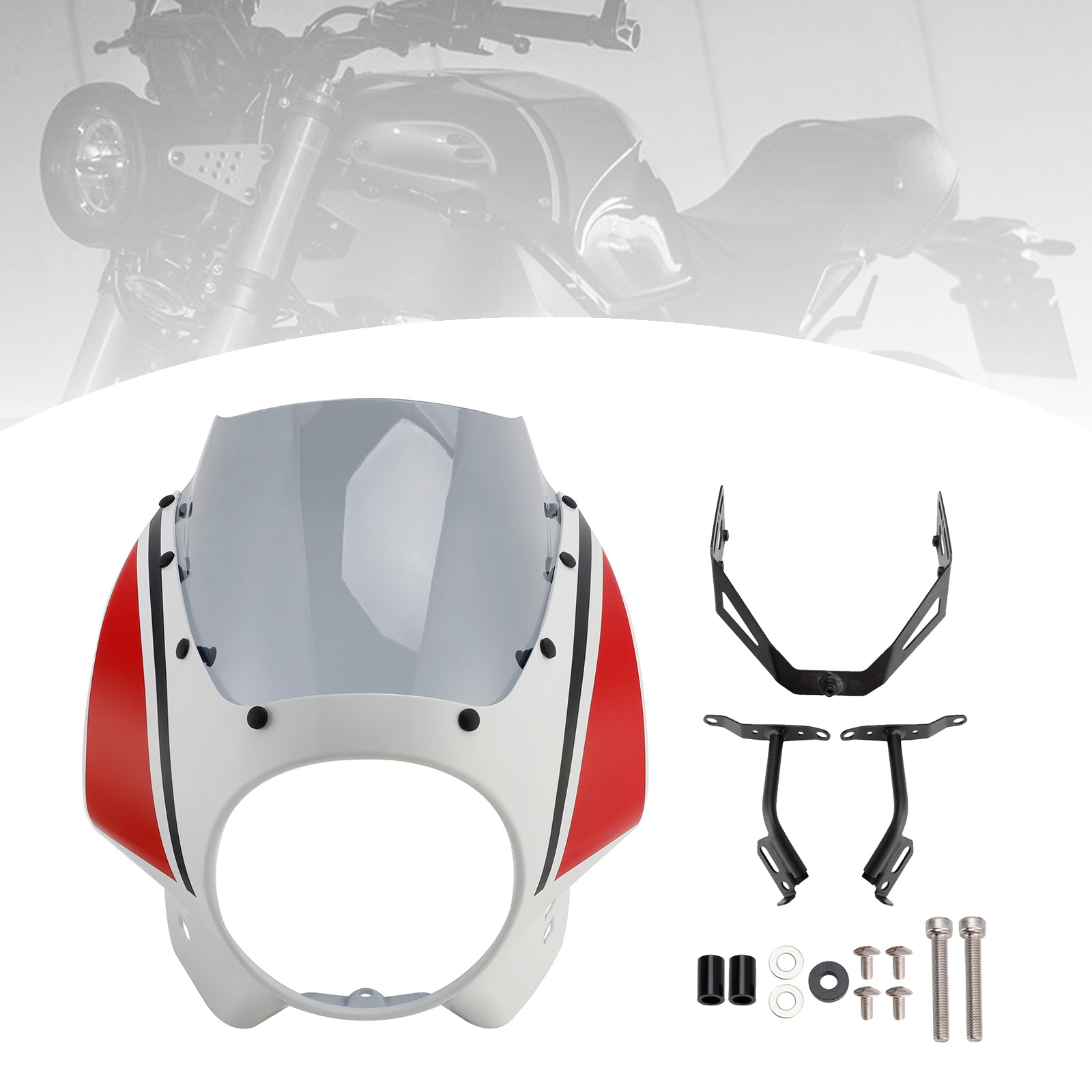 2022-2025 Yamaha XSR900 Headlight Fairing Windshield WindScreen