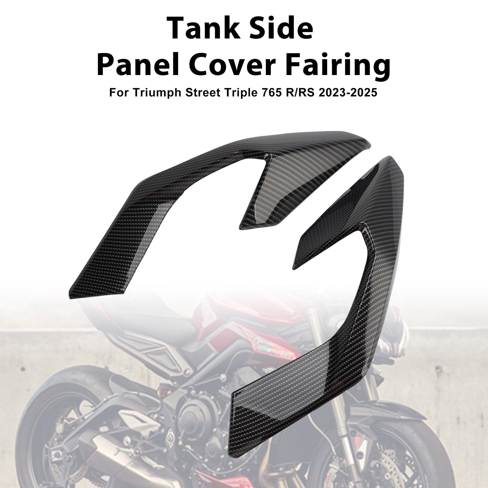 2023-2025 Street Triple 765 R/RS Tank Side Cover Panel Fairing