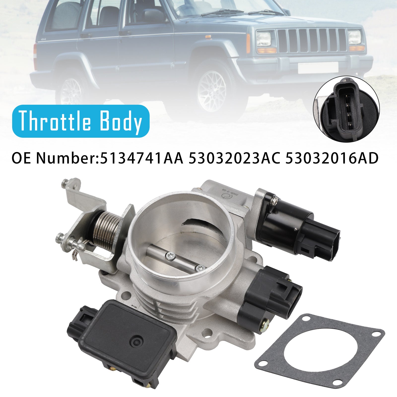 1998-2001 For Jeep Wranglers TJ 53032016AD Throttle Body