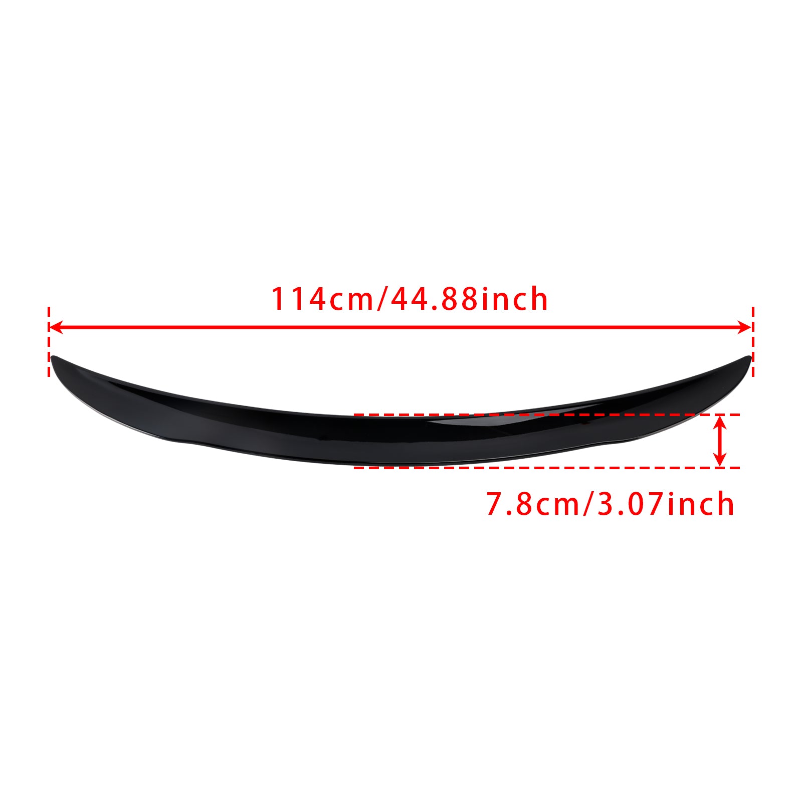 2019+ Mercedes-Benz CLA-Class W118 C118 Gloss Black Rear Boot Spoiler For