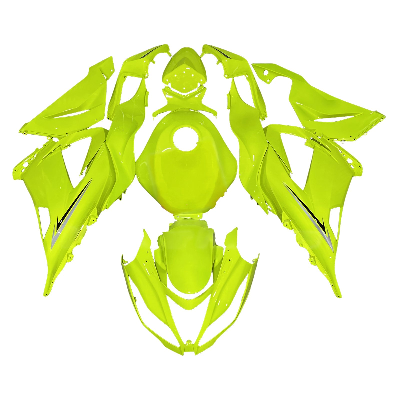 Injection Fairing Kit Bodywork Plastic ABS fit For Kawasaki ZX6R 636 2013-2018