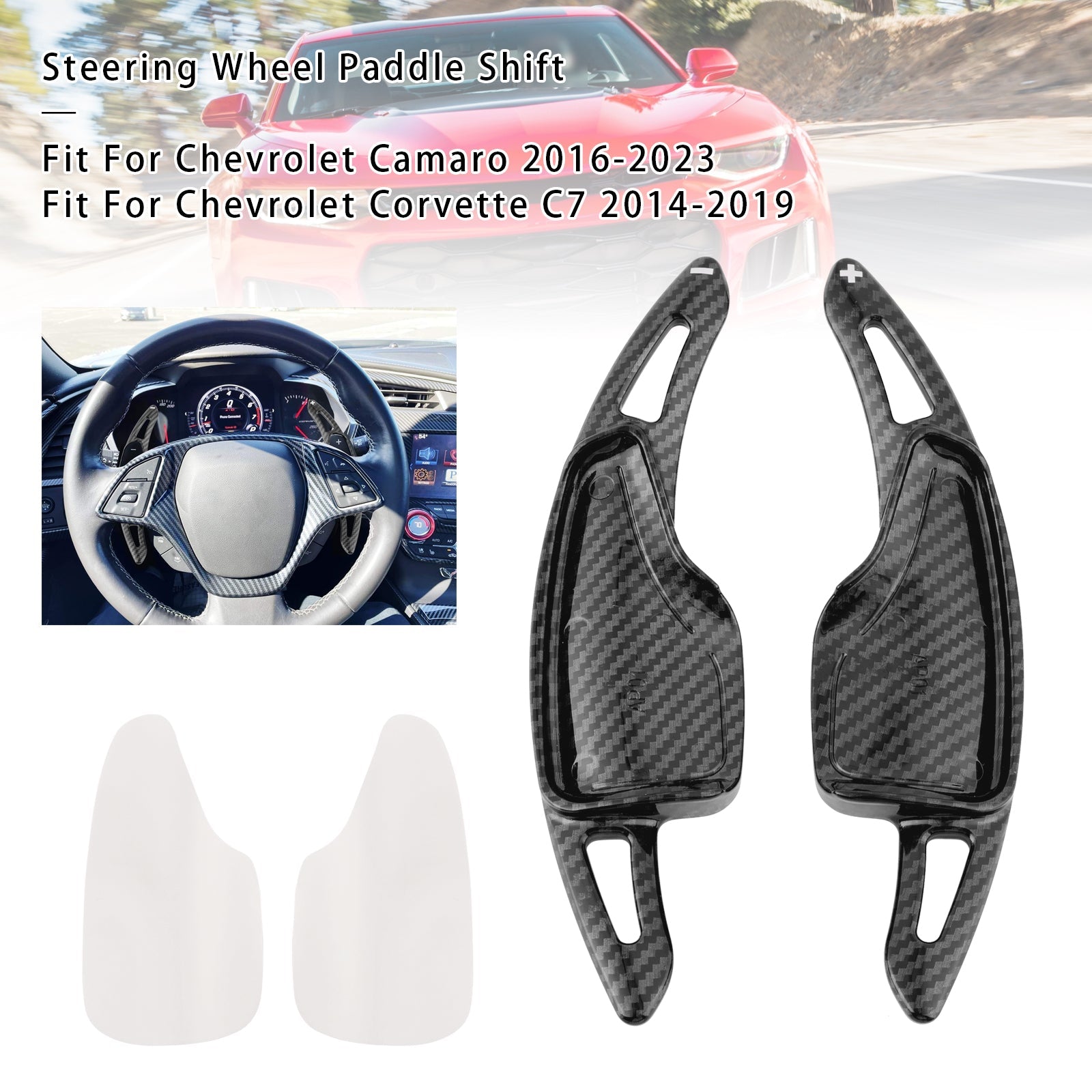 Steering Wheel Paddle Shifter For Chevrolet C7 Corvette Camaro 2014-2023