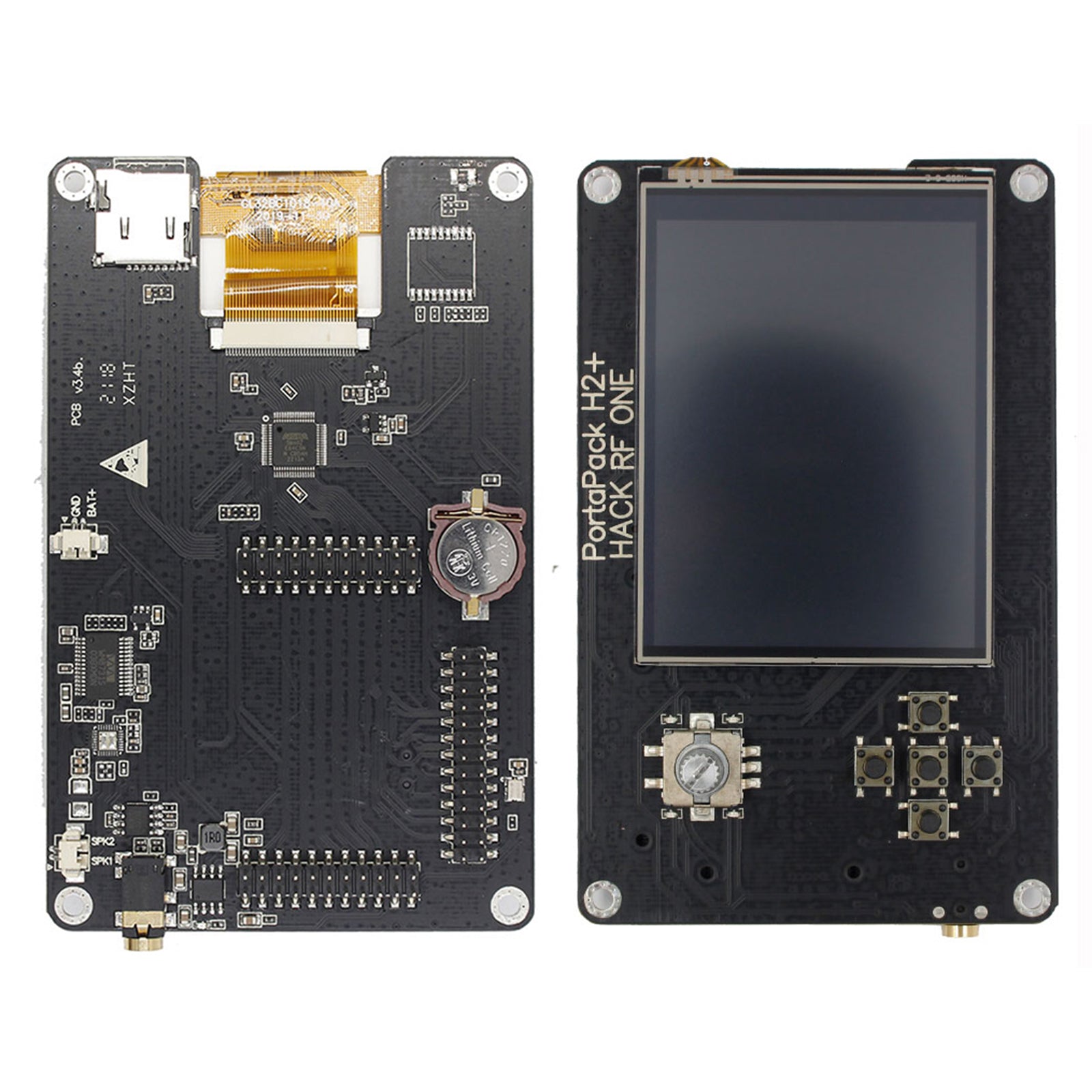 Portapack H2 SDR Software Defined Radio 1MHz-6GHz 3.2" LCD Touch Display