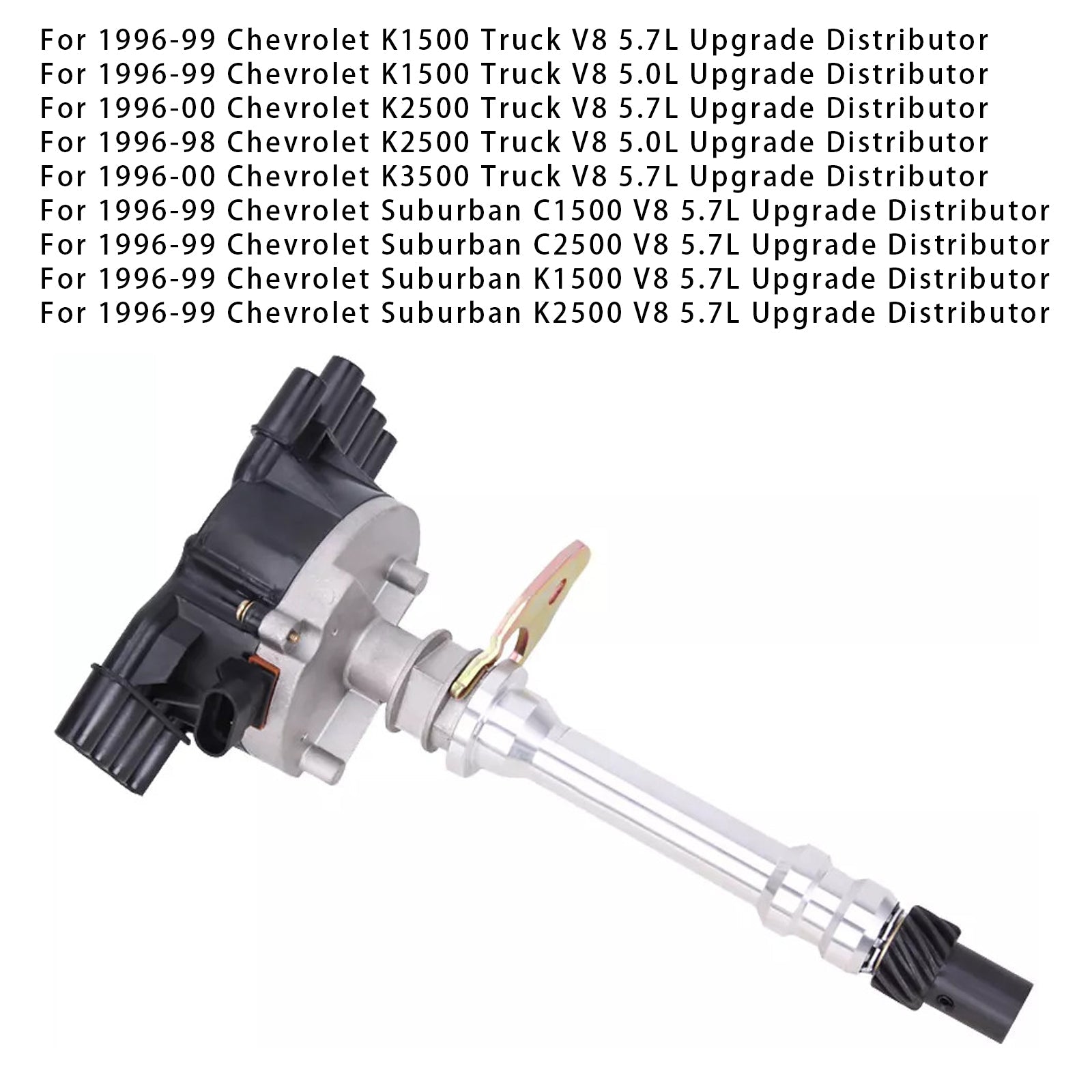1996-1999 Chevrolet C1500 Truck V8 5.0L Upgrade Distributor Ignition Distributor 12570425