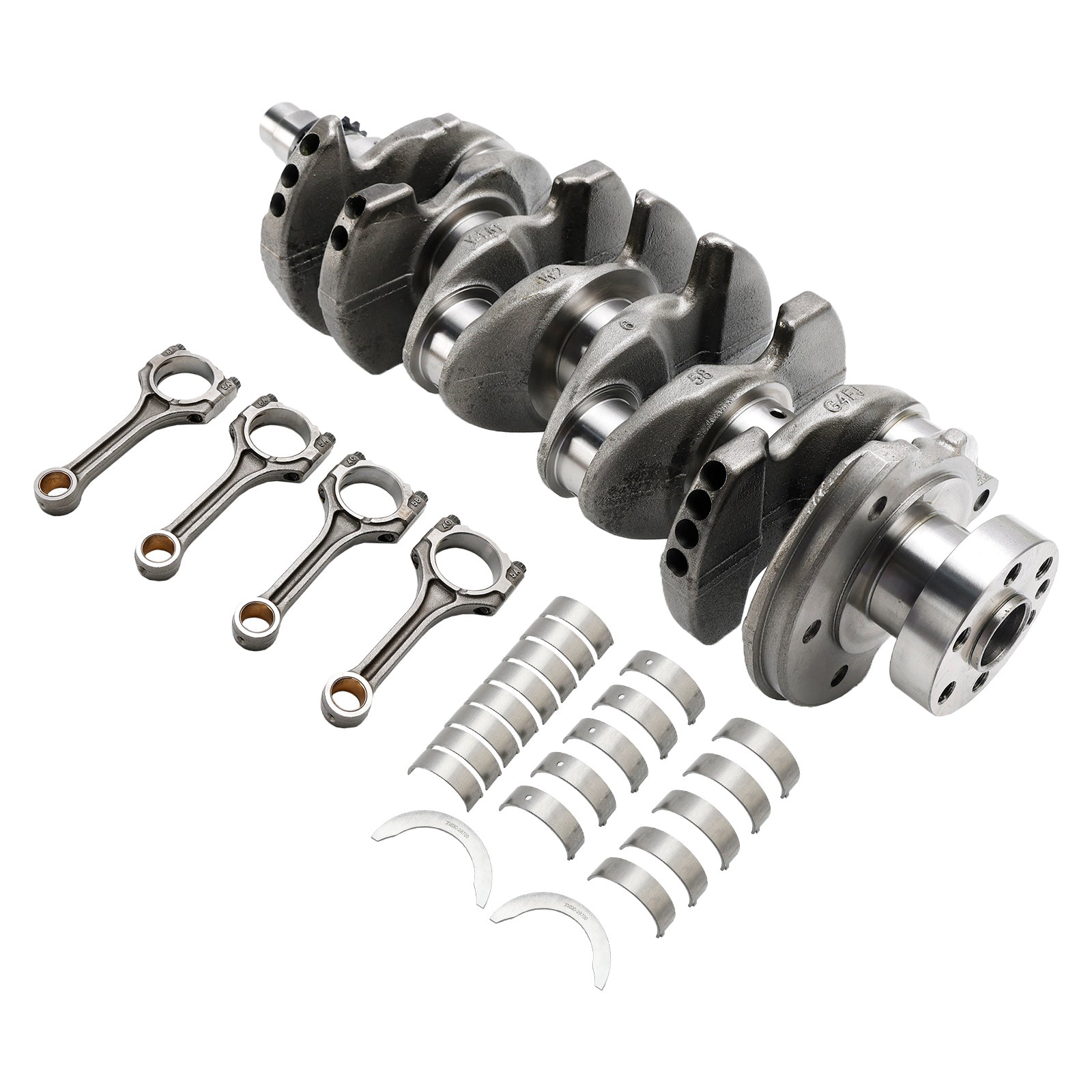 Hyundai Sonata (LF) (2014-2019, detuned) G4FJ 1.6L Crankshaft & Connecting Rods & Bearings