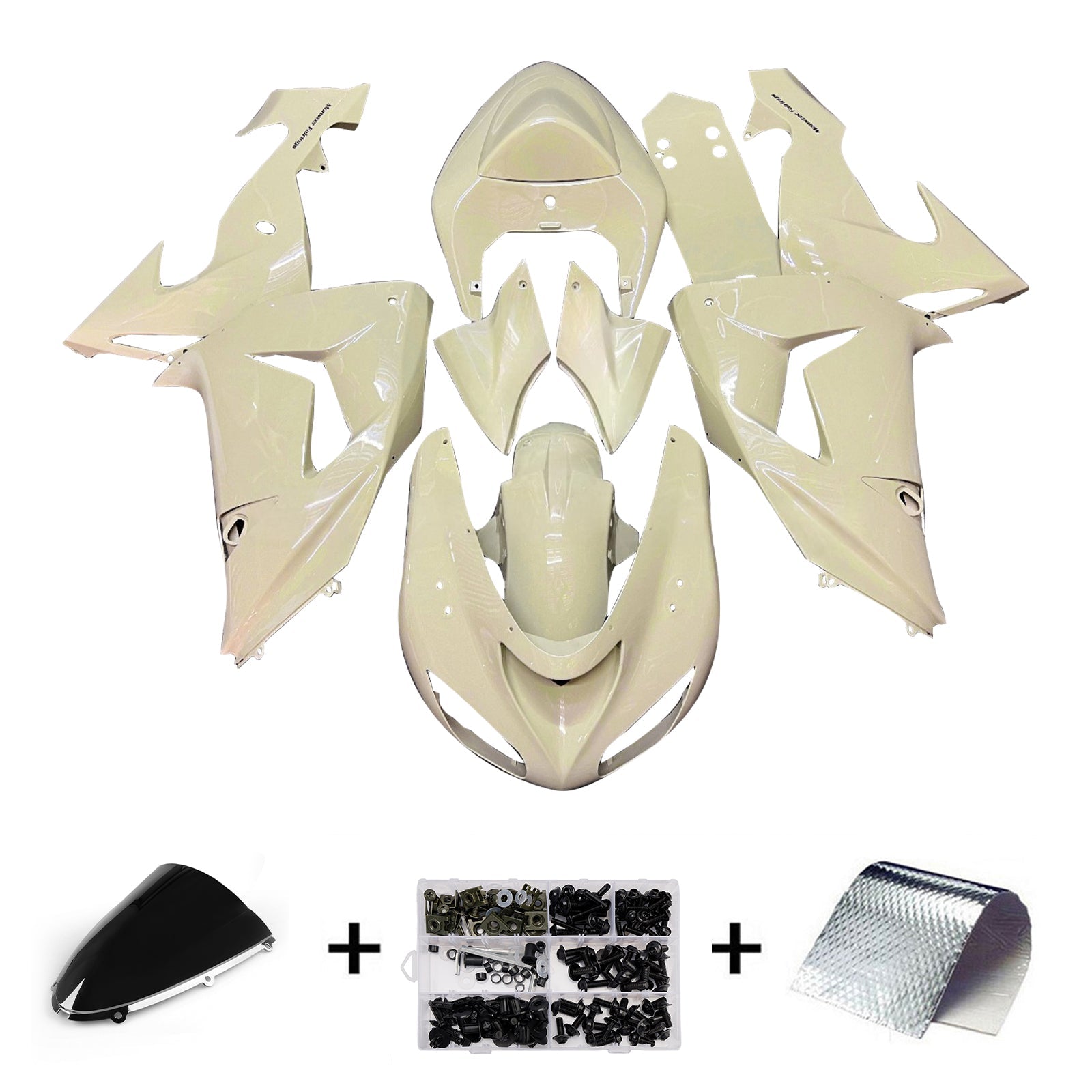 Injection Fairing Kit Bodywork Plastic ABS fit For Kawasaki ZX10R 2006-2007