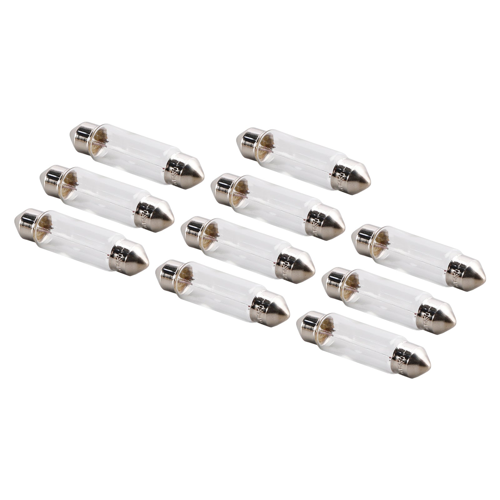 10PCS Car Light Tubular Lamp bulb C5W SV8.5 6421 24V 3W For OSRAM