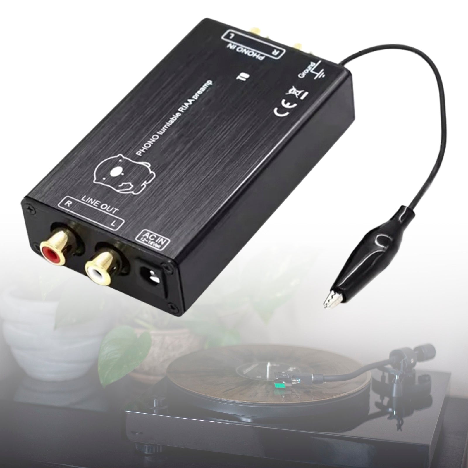 T11 Phono Preamp Preamplifier MM Phono Preamp Turntable Stereo Phonograph Preamp