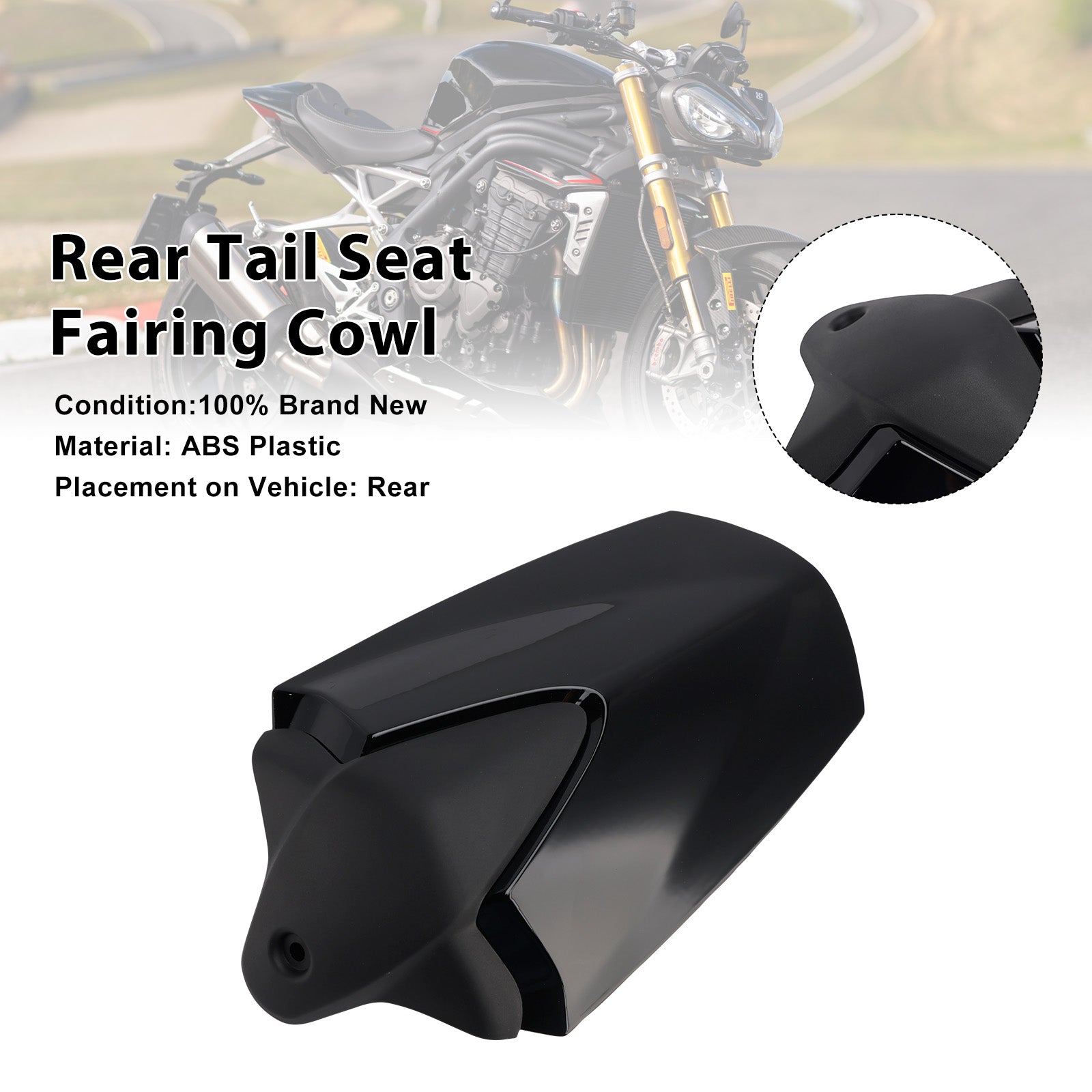 2021-2024 For Speed Triple 1200 RS Rear Tail Seat Fairing Cowl Cover
