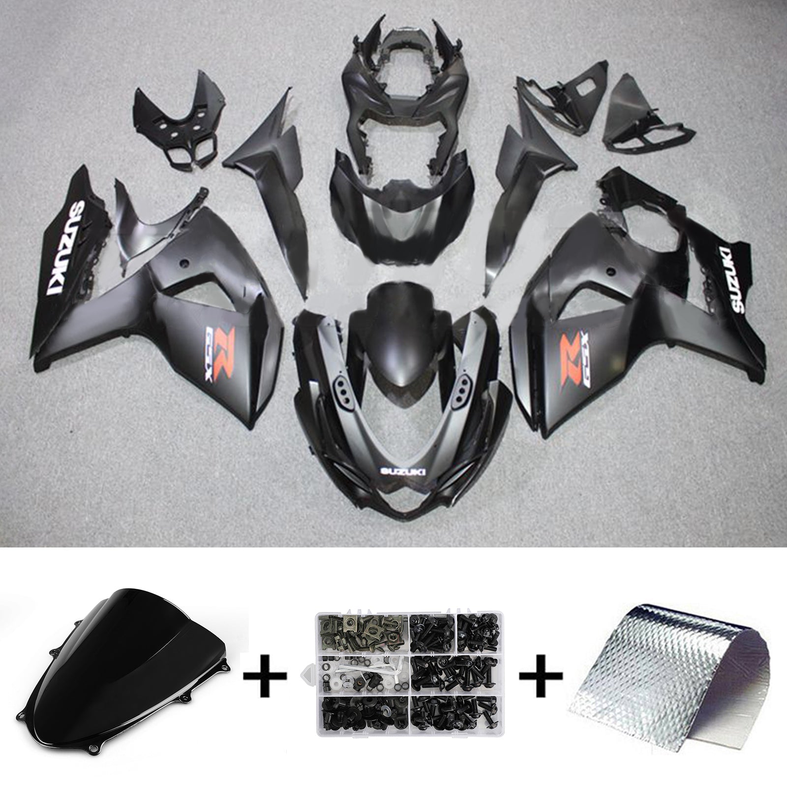 Amotopart Suzuki GSXR1000 2009-2016 K9 Fairing Kit Bodywork Plastic ABS