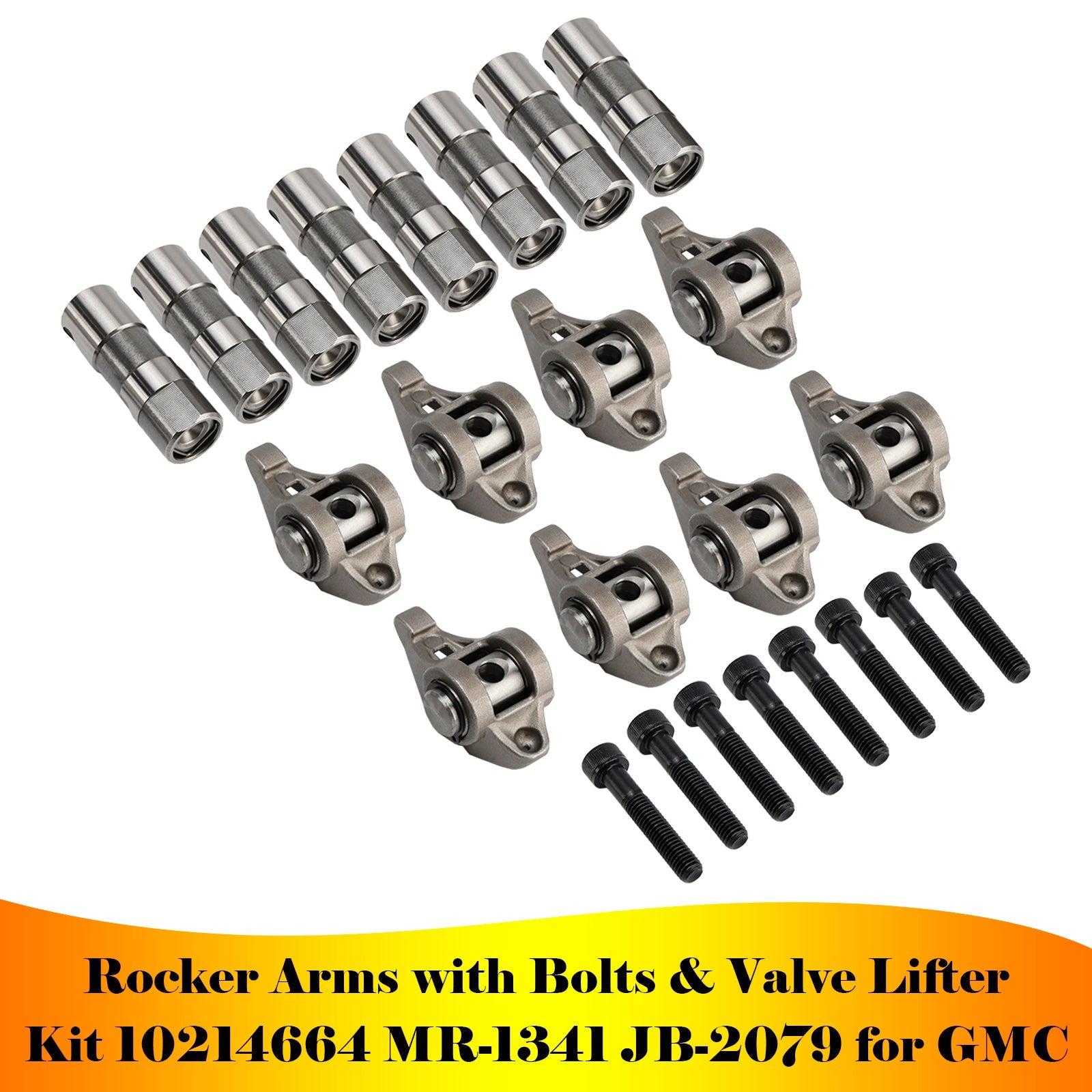 Rocker Arms with Bolts & Valve Lifter Kit 10214664 MR-1341 JB-2079 for GMC