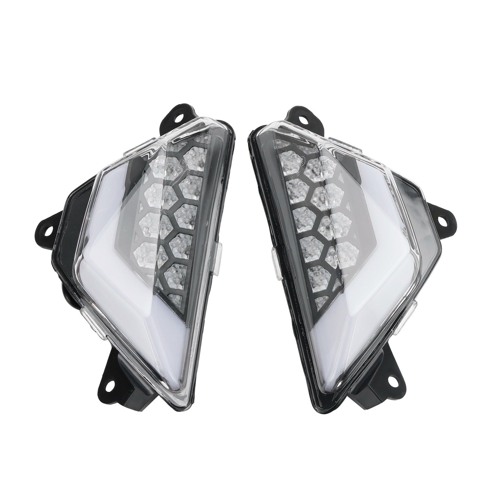 LED Front Turn Signal Light For KAWASAKI NINJA 300 400 650 ZX-6R ZX-4RR 2013+ Clear
