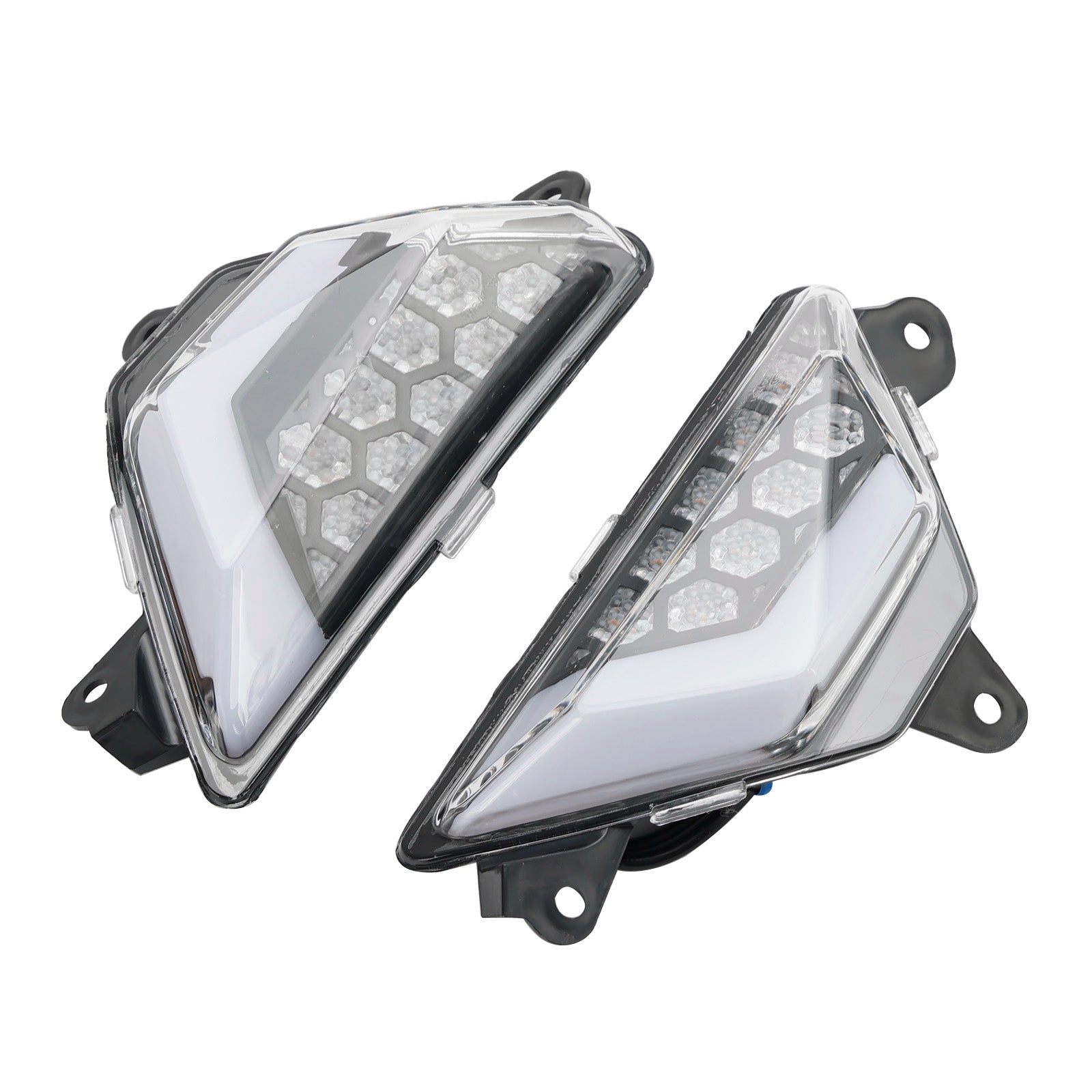 LED Front Turn Signal Light For KAWASAKI NINJA 300 400 650 ZX-6R ZX-4RR 2013+ Clear