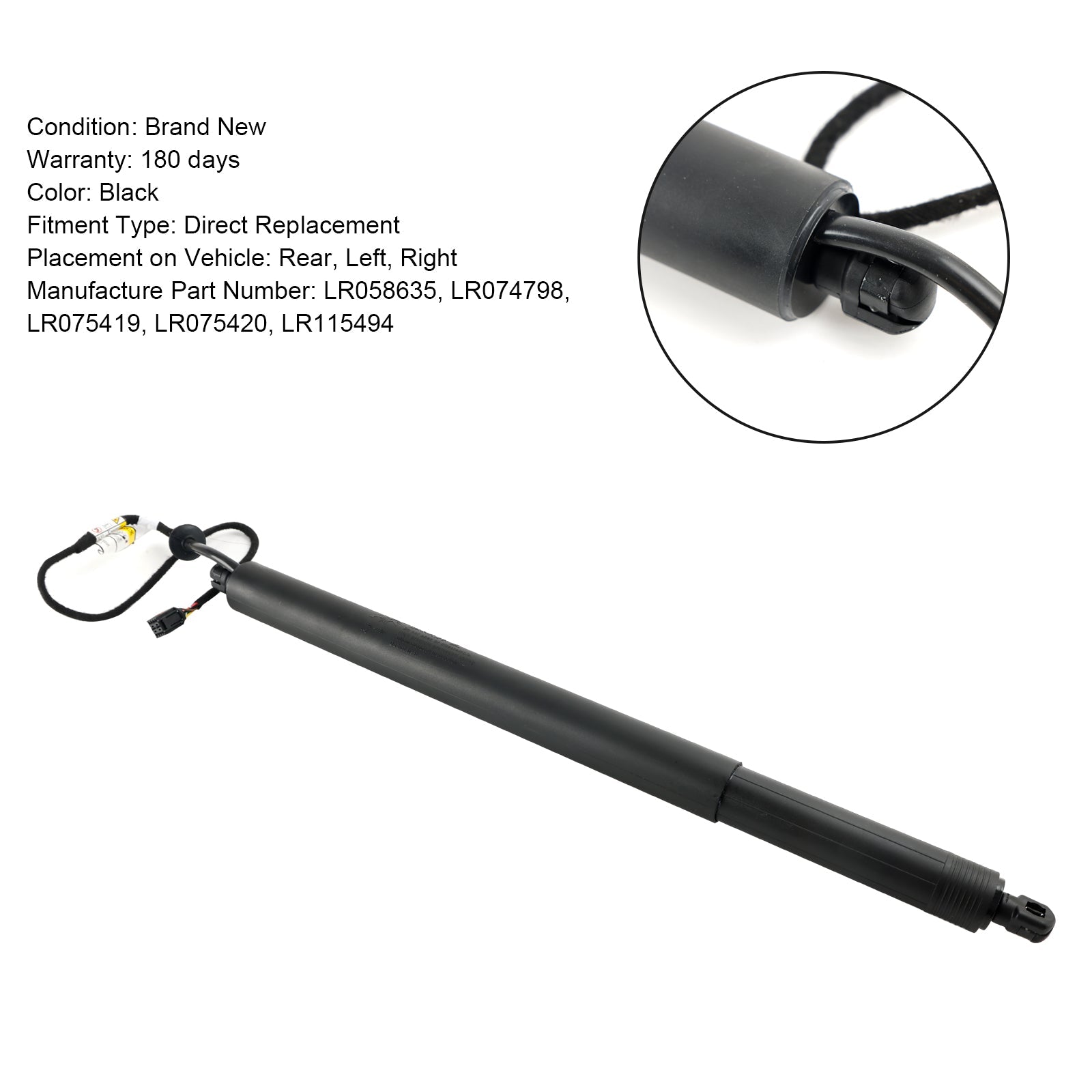 2015-2019 LAND ROVER DISCOVERY SPORT L550 Rear Boot Lid Gas Spring Strut LR075419