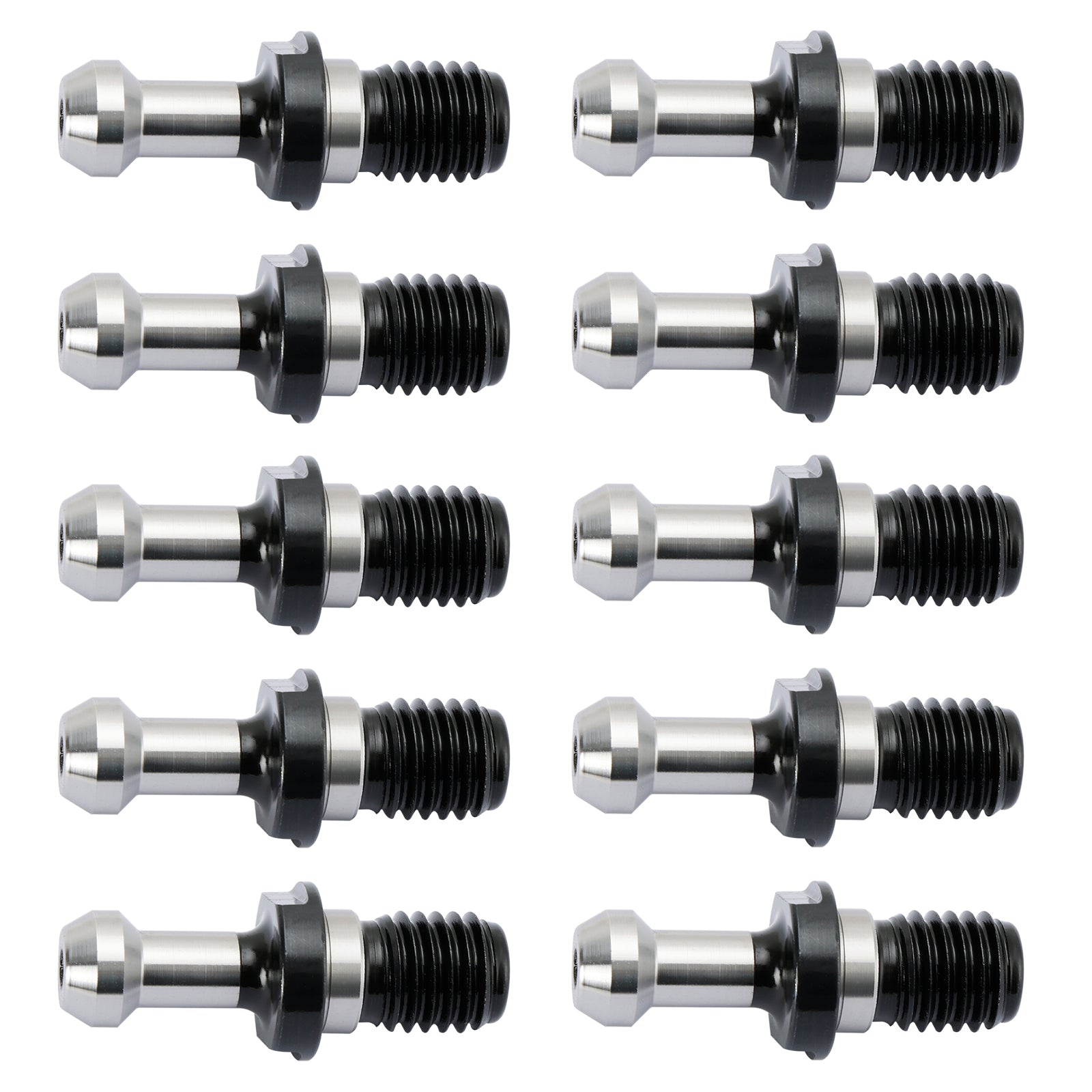 10Pcs CAT40 45~ Pull Stud Retention Knob Fits For Any Haas CAT40 CNC Silver