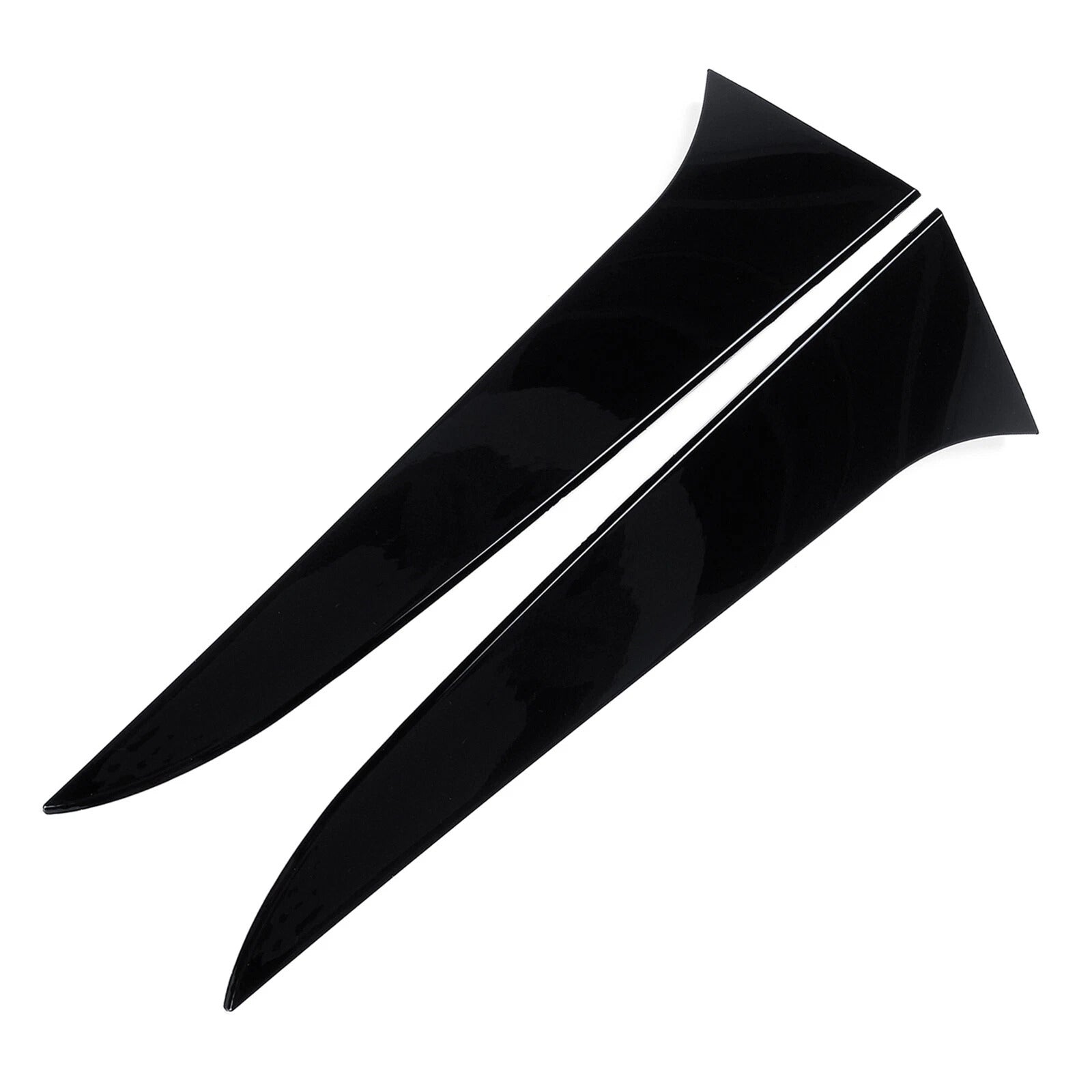 2009-2016 Audi A4 B8 Avant Gloss Black Pair Rear Window Side Wing Spoiler