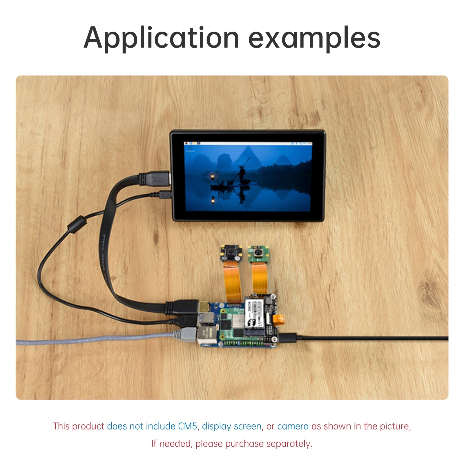 Raspberry Pi Compute Module 5 Expansion Board CM5 Computing Module Core Board