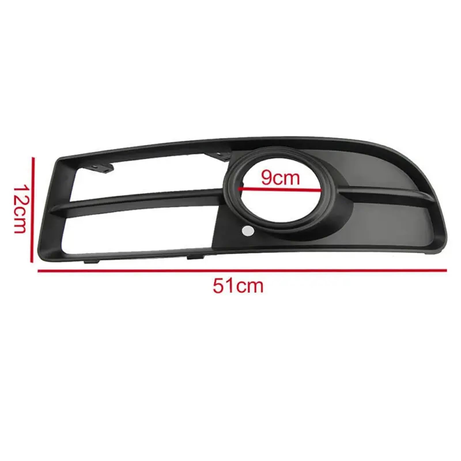 2005-2008 Audi A4 B7 S-Line S4 1 Pair Front Bumper Fog Light Grill Cover Bezel 8E0807681F