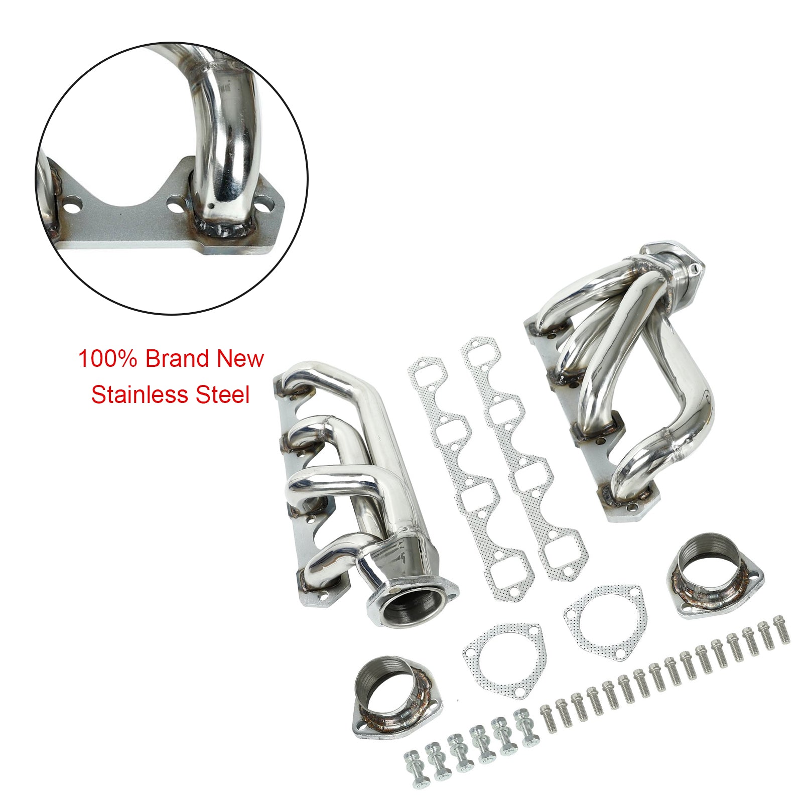 Stainless Exhaust Header fit Ford Mustang 1964-1977 302CU 5.0 260 289 302 V8