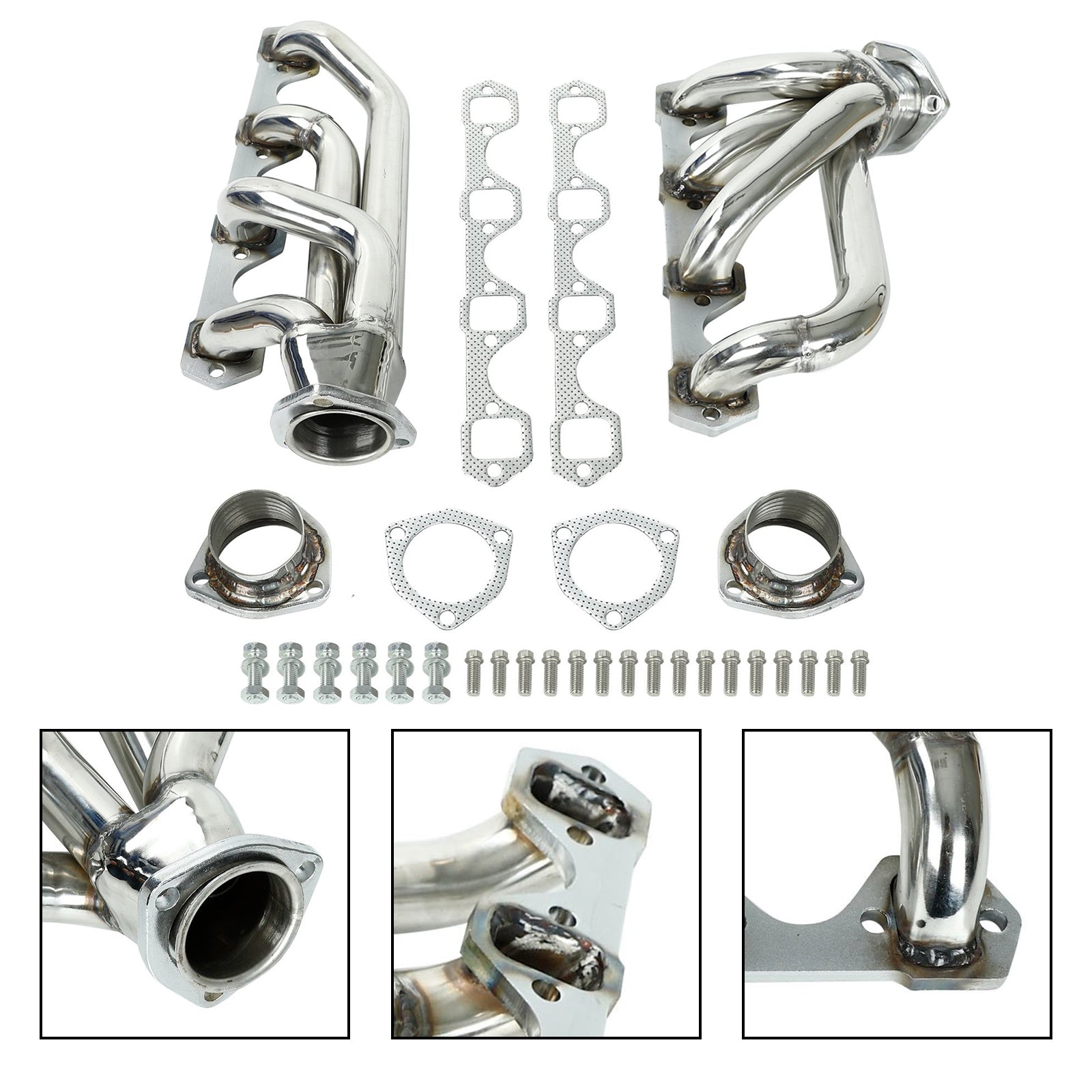 Stainless Exhaust Header fit Ford Mustang 1964-1977 302CU 5.0 260 289 302 V8